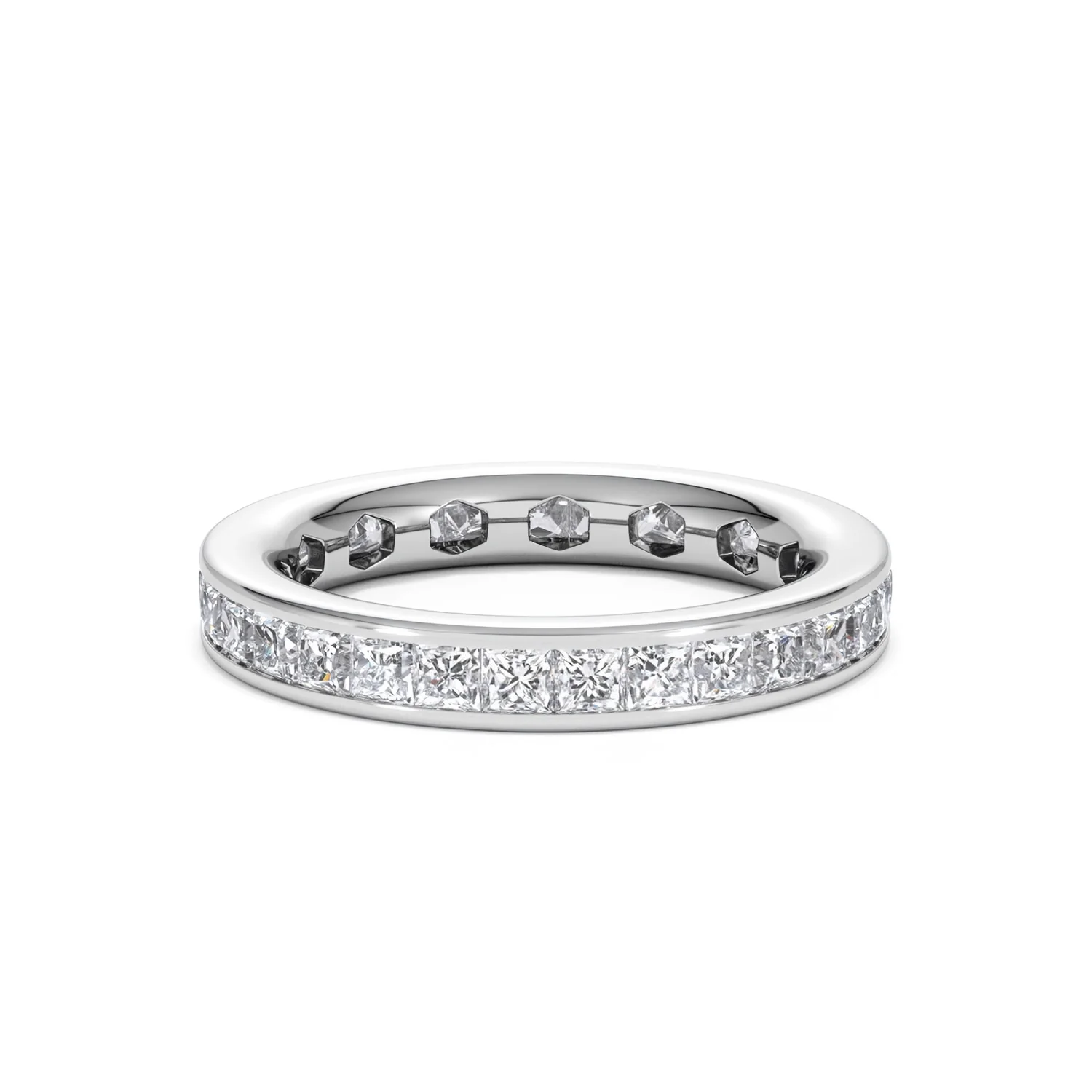 Mens 2ct G/Vs Diamond Platinum Full Band Ring - Image 78