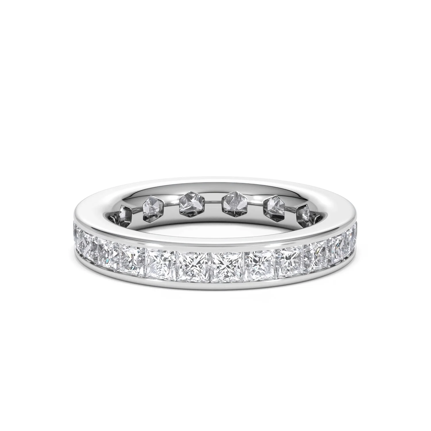 Mens 3ct G/Vs Diamond Platinum Full Band Ring - Image 67