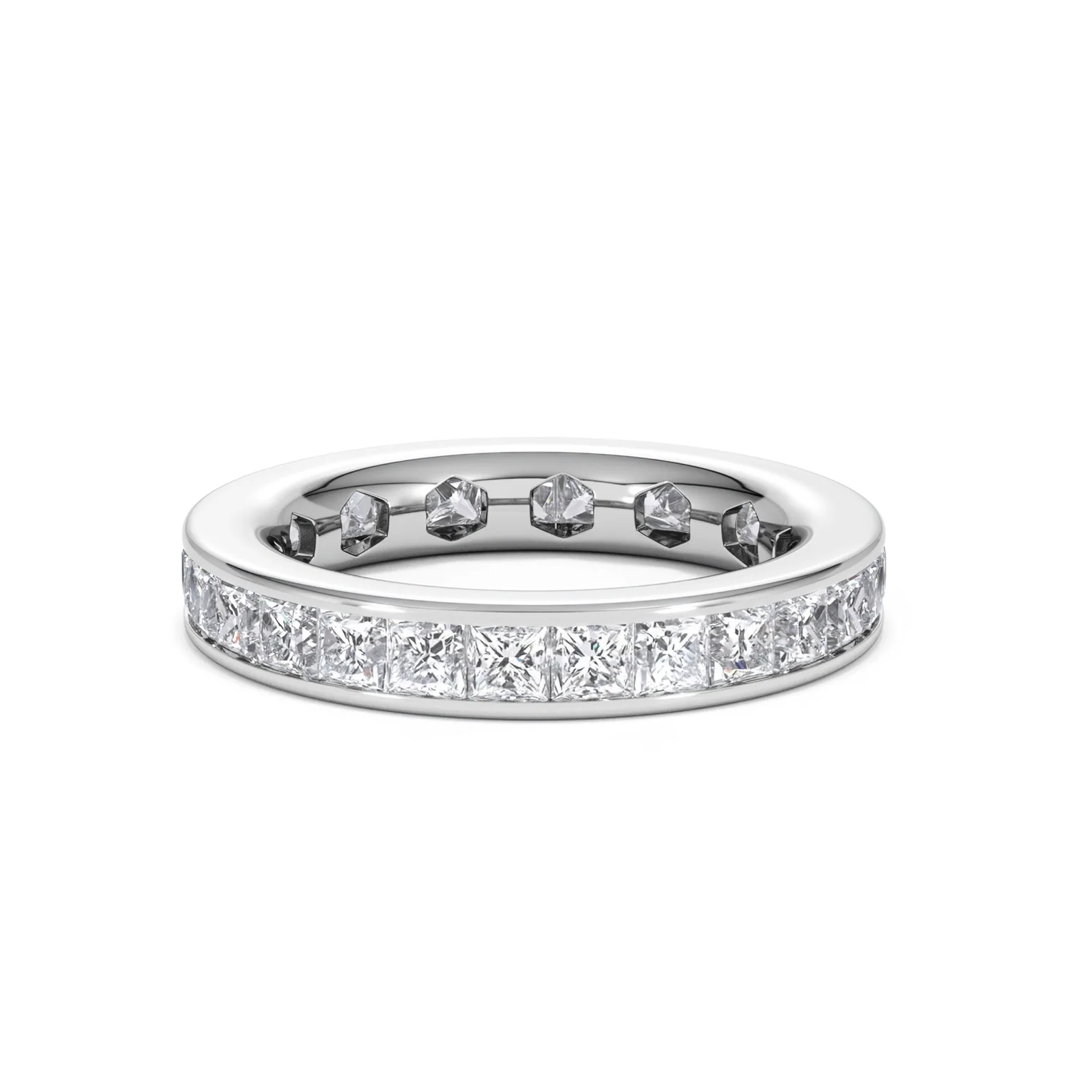 Mens 3ct G/Vs Diamond Platinum Full Band Ring - Image 68