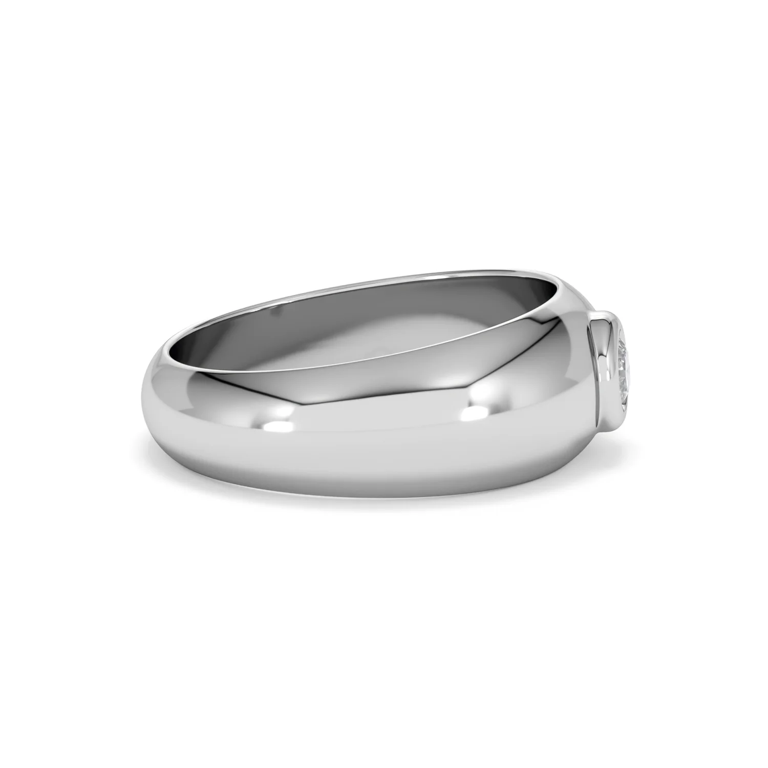 Men's Lab Diamond Signet Ring 0.25ct in 925 Silver H/SI - Image 28