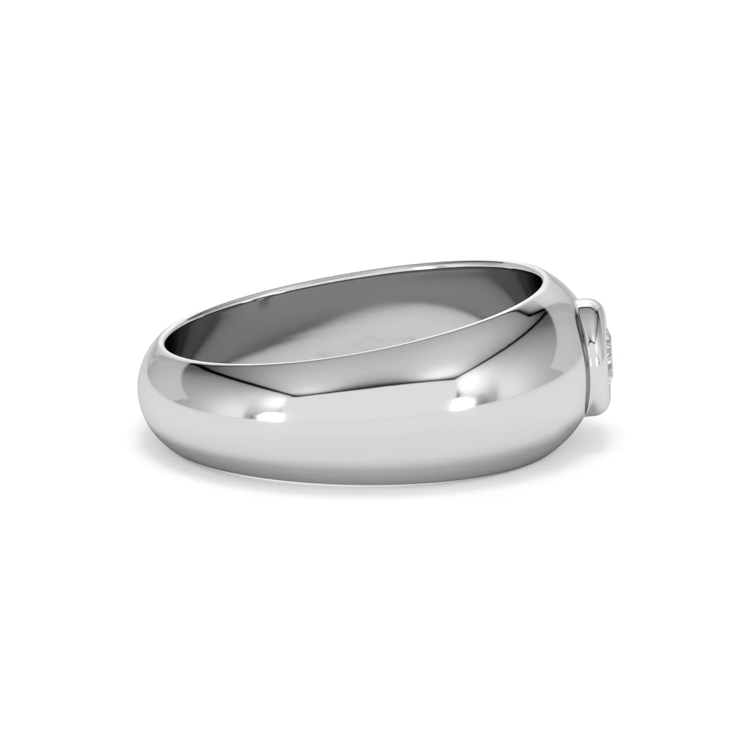 Men's Lab Diamond Signet Ring 0.25ct in 925 Silver H/SI - Image 29