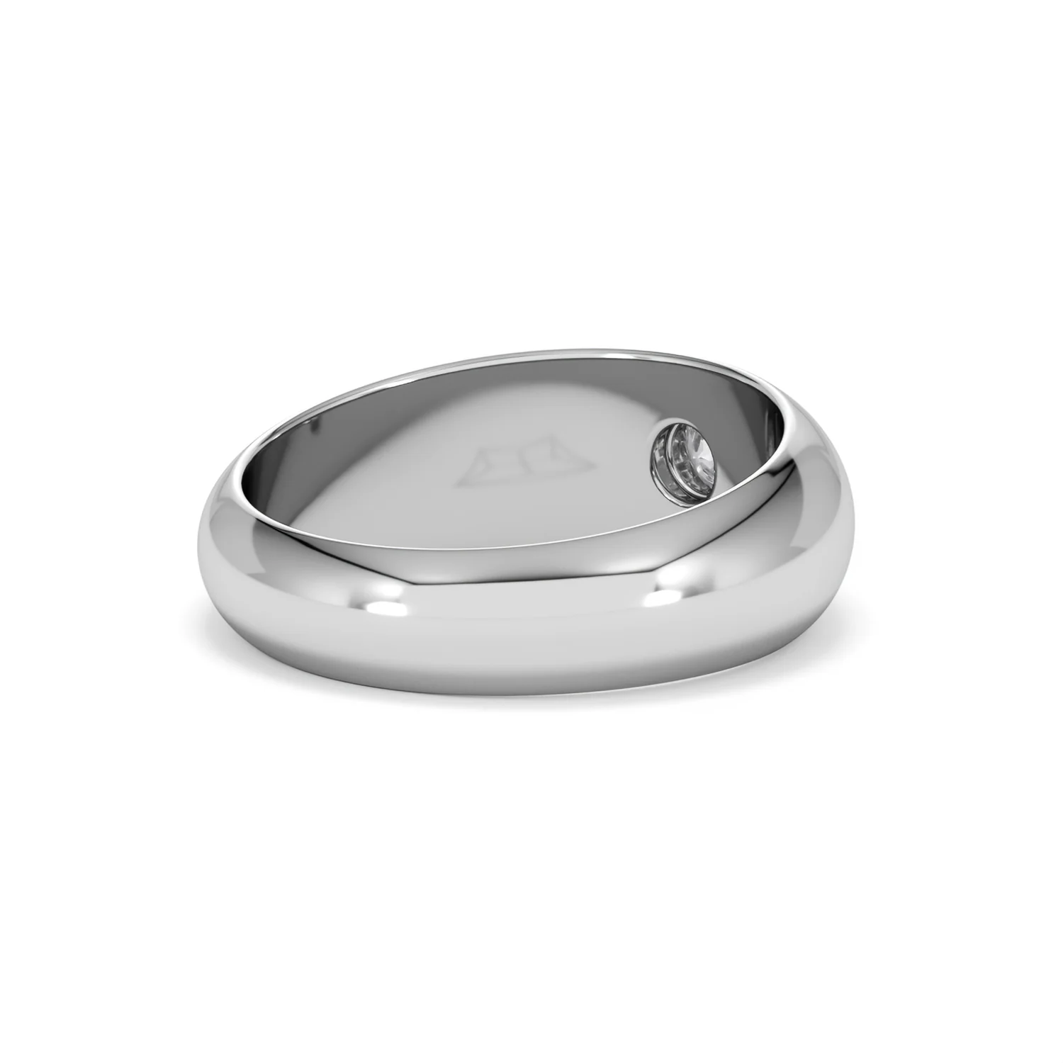 Men's Lab Diamond Signet Ring 0.25ct in 925 Silver H/SI - Image 41