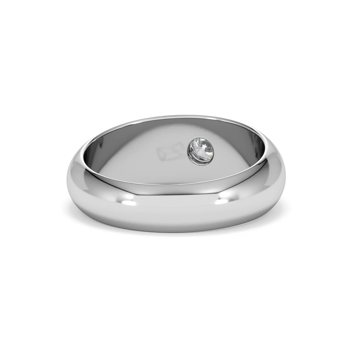 Men's Lab Diamond Signet Ring 0.25ct in 925 Silver H/SI - Image 46