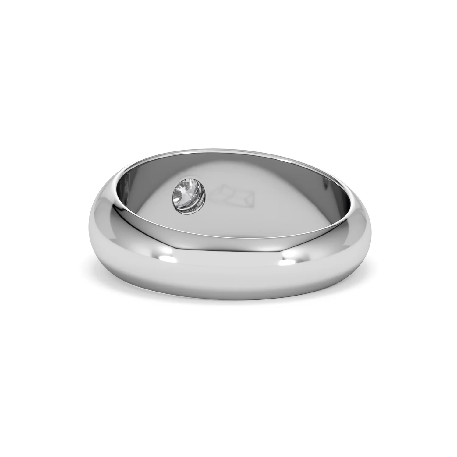 Men's Lab Diamond Signet Ring 0.25ct in 925 Silver H/SI - Image 55