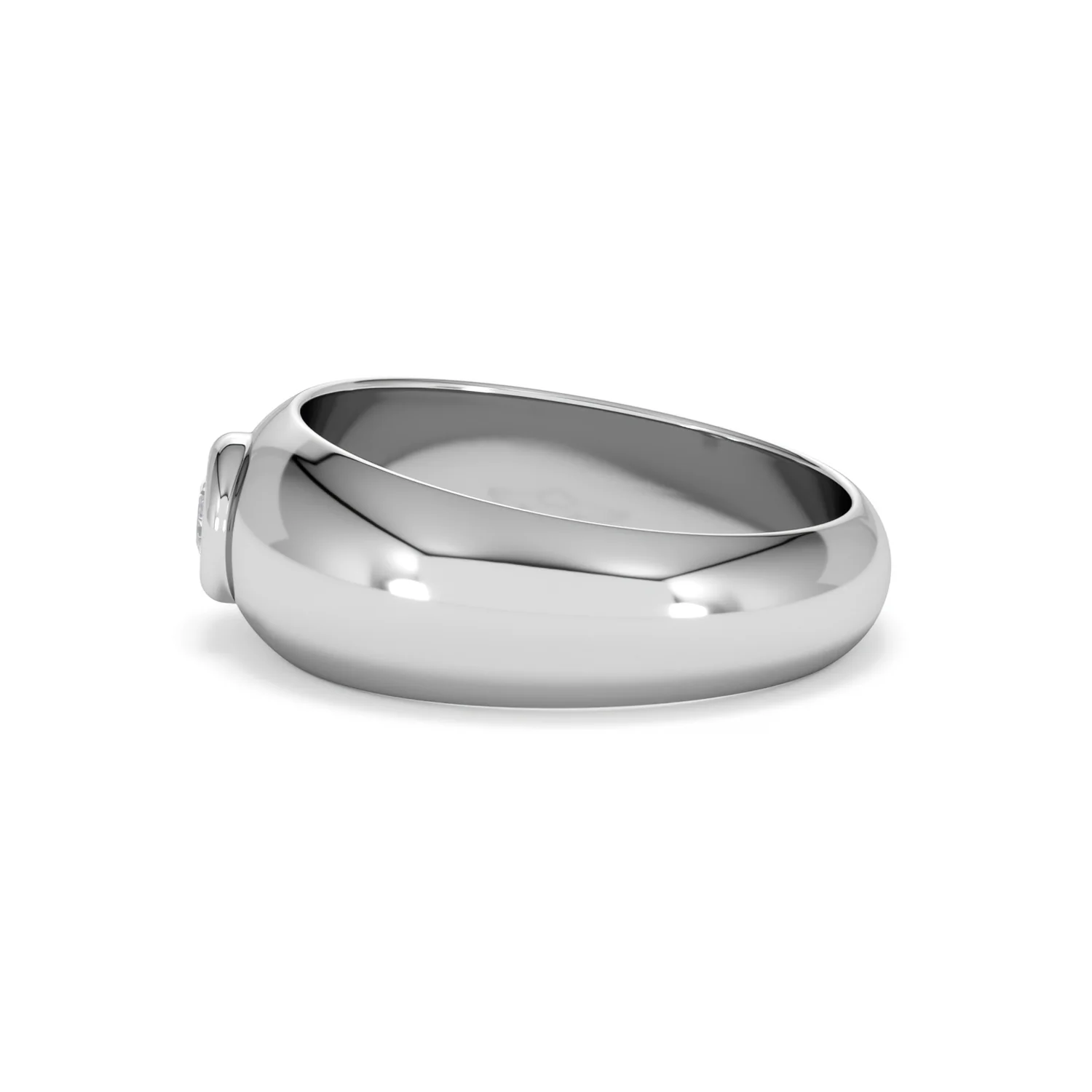 Men's Lab Diamond Signet Ring 0.25ct in 925 Silver H/SI - Image 70