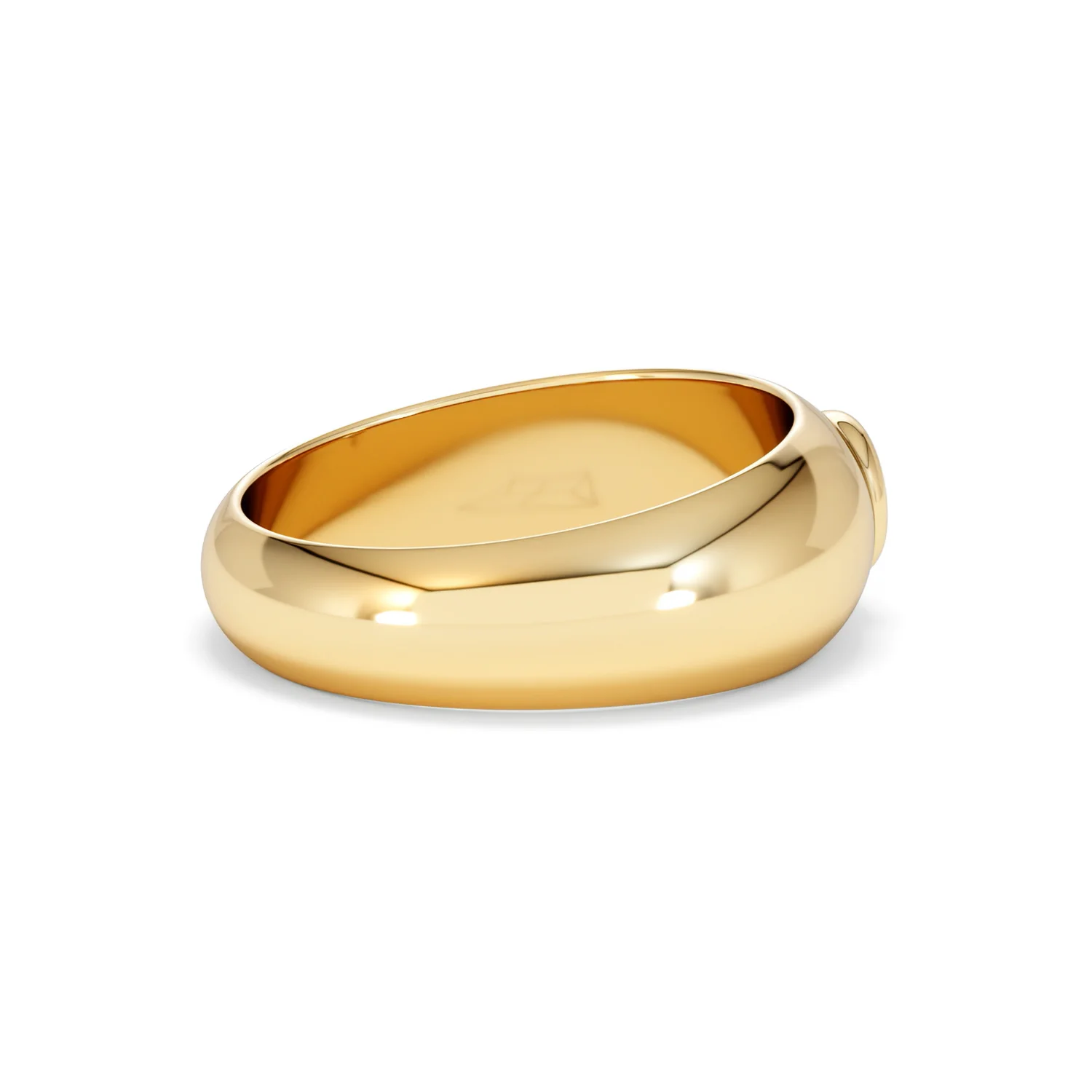 Men's Lab Diamond Signet Ring 0.25ct in18K Gold Vermeil H/SI - Image 34