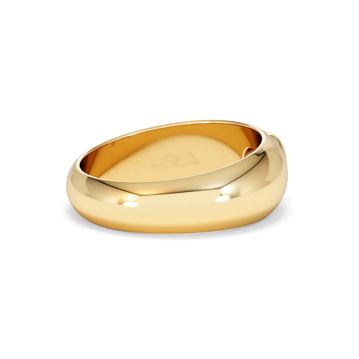 Men's Lab Diamond Signet Ring 0.25ct in18K Gold Vermeil H/SI - Image 36
