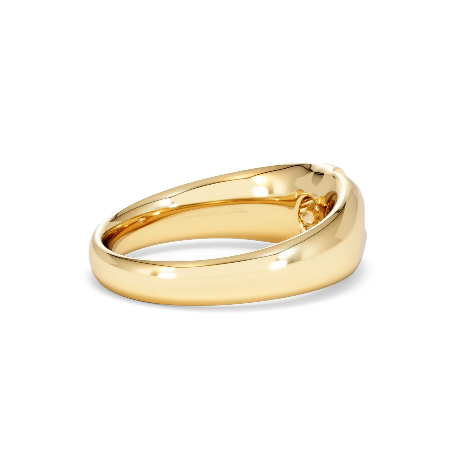 Men's Lab Diamond Signet Ring 0.25ct Round Cut in 18K Gold Vermeil - Image 36