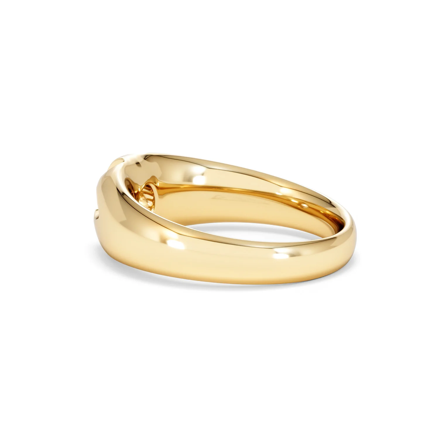 Men's Lab Diamond Signet Ring 0.25ct Round Cut in 18K Gold Vermeil - Image 63
