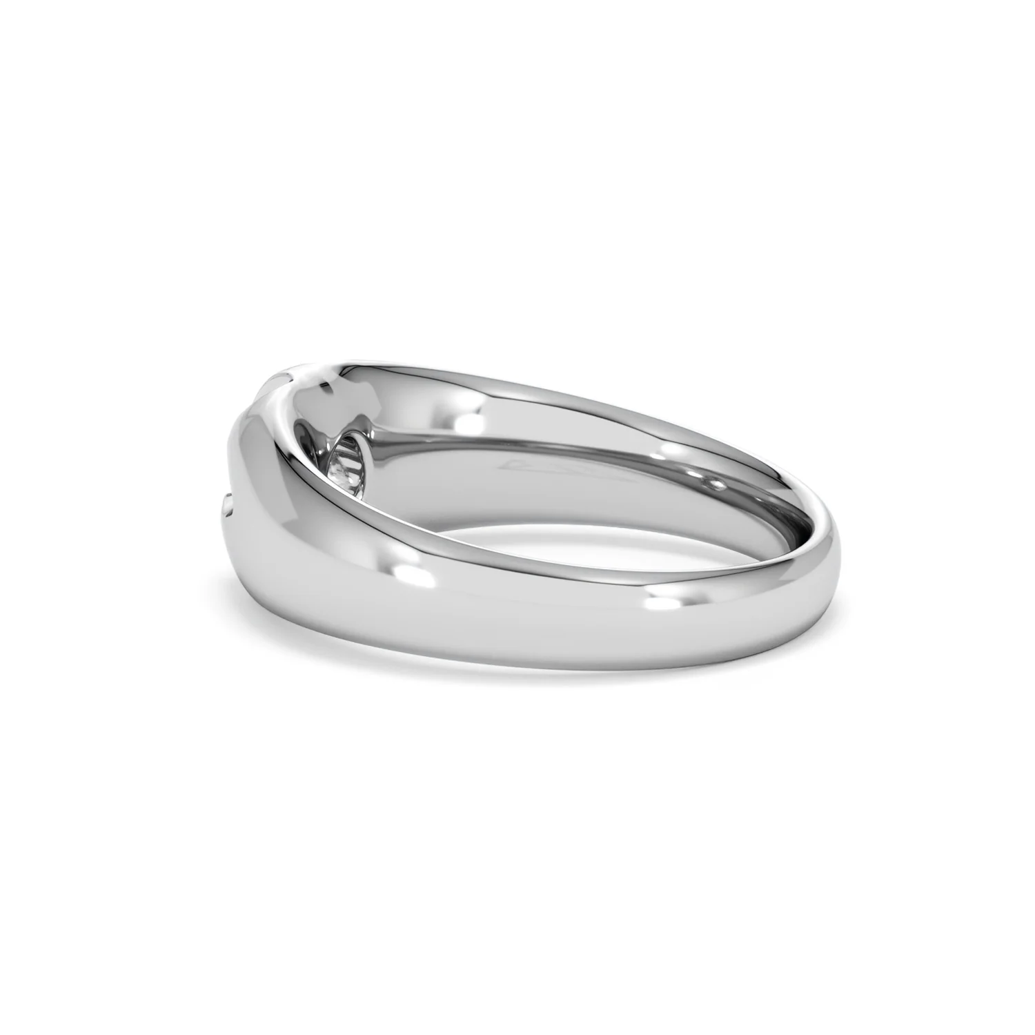Men's Lab Diamond Signet Ring 0.25ct Round Cut in 925 Silver - Image 63