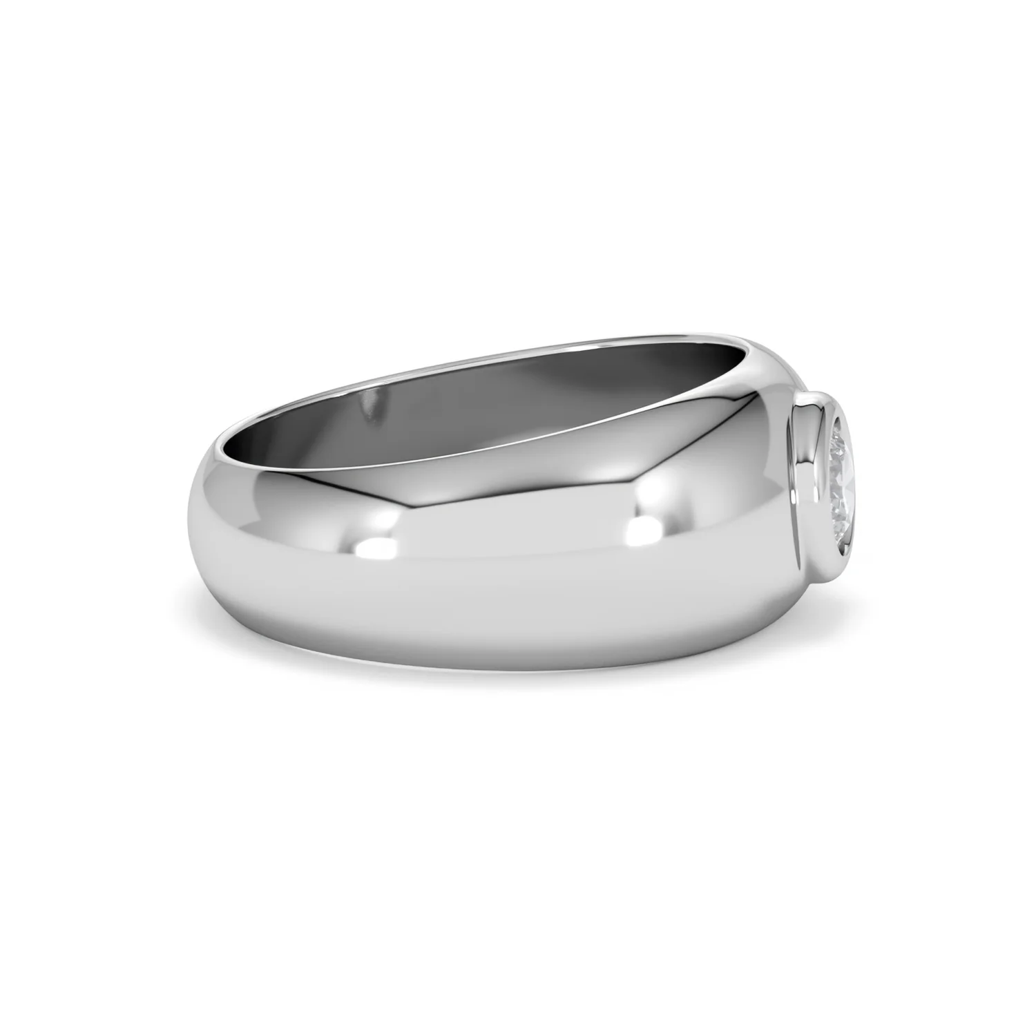 Men's Lab Diamond Signet Ring 0.50ct in 925 Silver H/SI - Image 27
