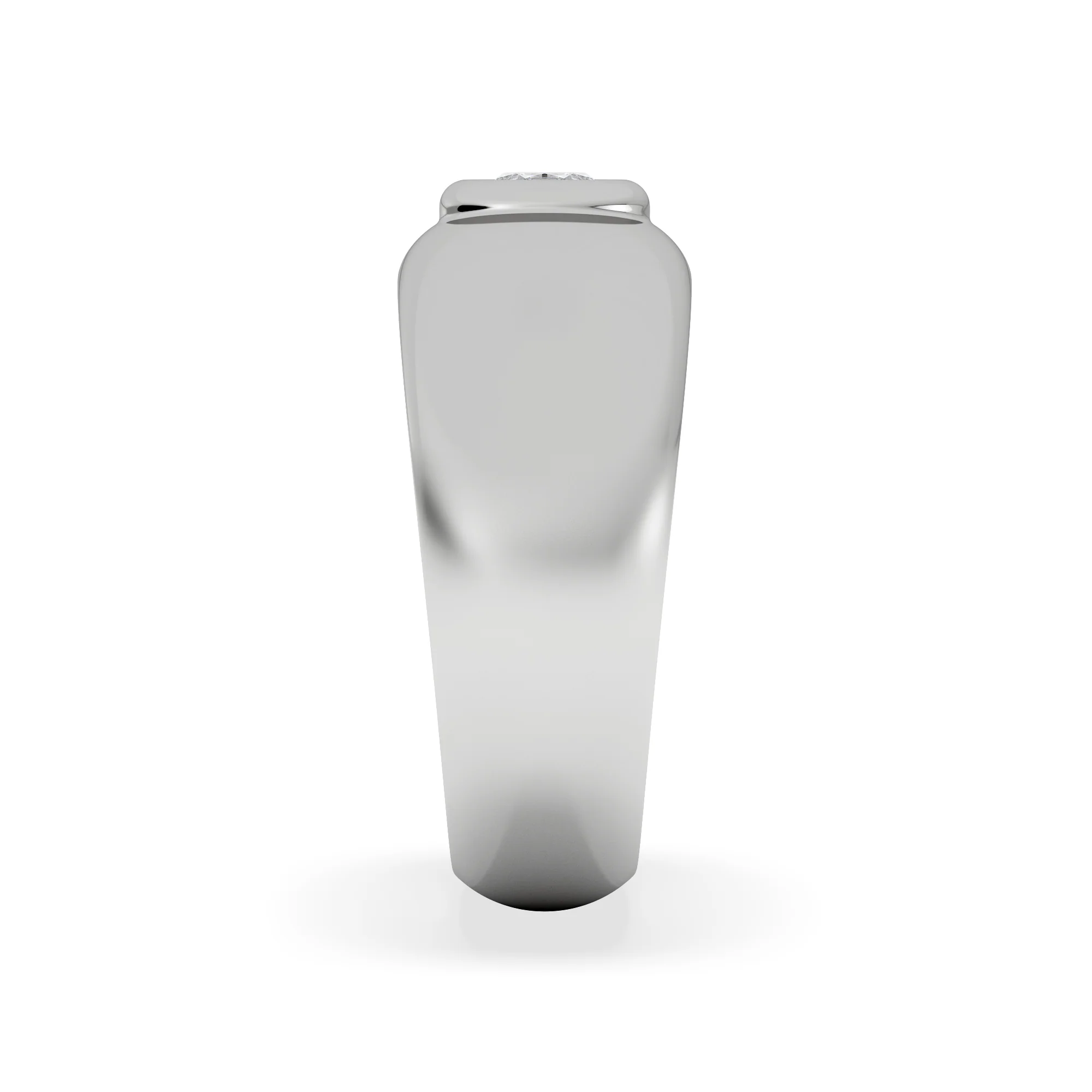 Men's Lab Diamond Signet Ring 0.50ct in 925 Silver H/SI - Image 5