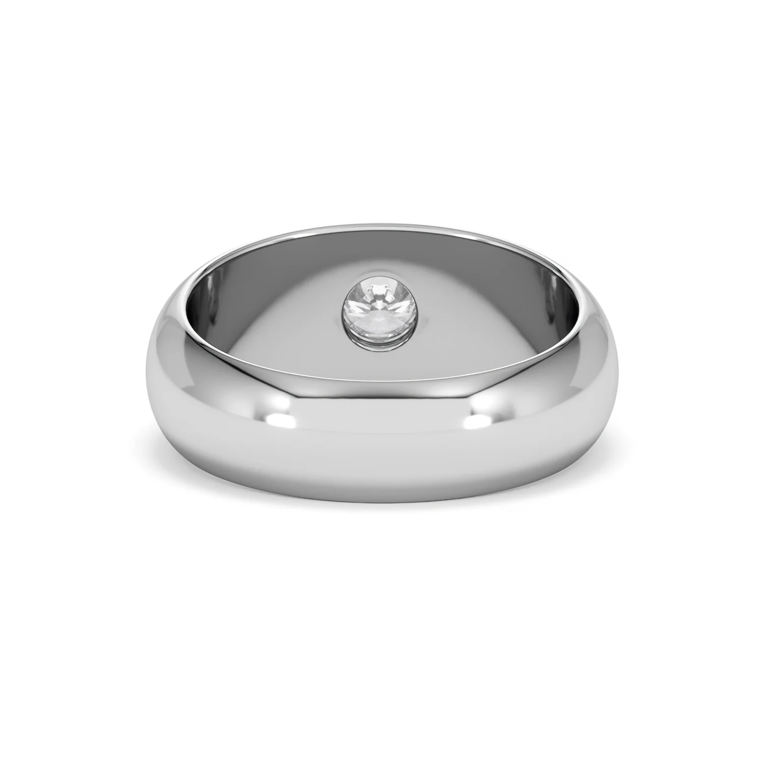 Men's Lab Diamond Signet Ring 0.50ct in 925 Silver H/SI - Image 50