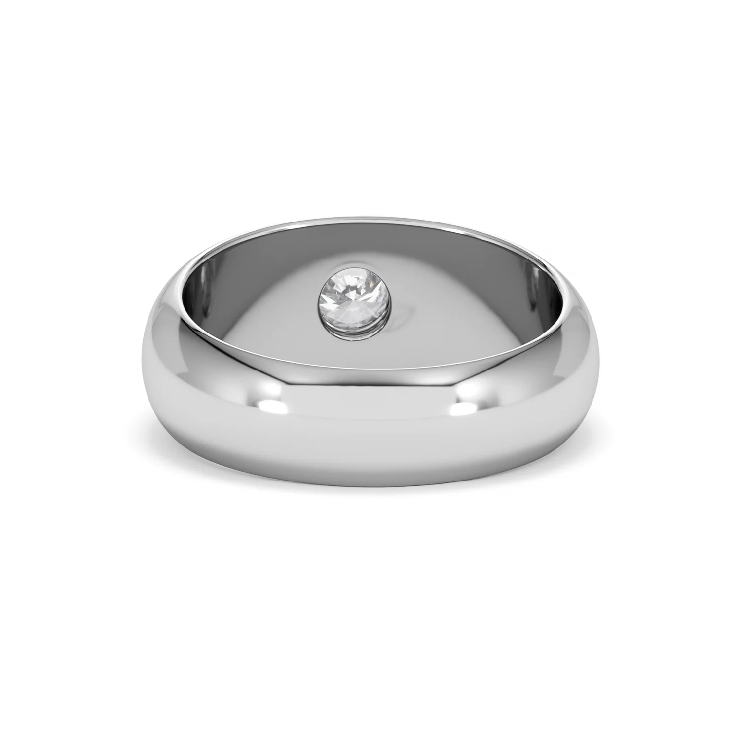 Men's Lab Diamond Signet Ring 0.50ct in 925 Silver H/SI - Image 51