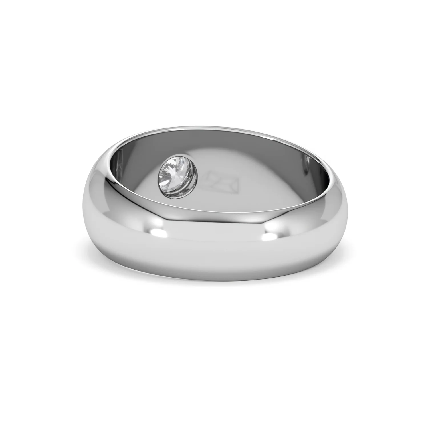 Men's Lab Diamond Signet Ring 0.50ct in 925 Silver H/SI - Image 55