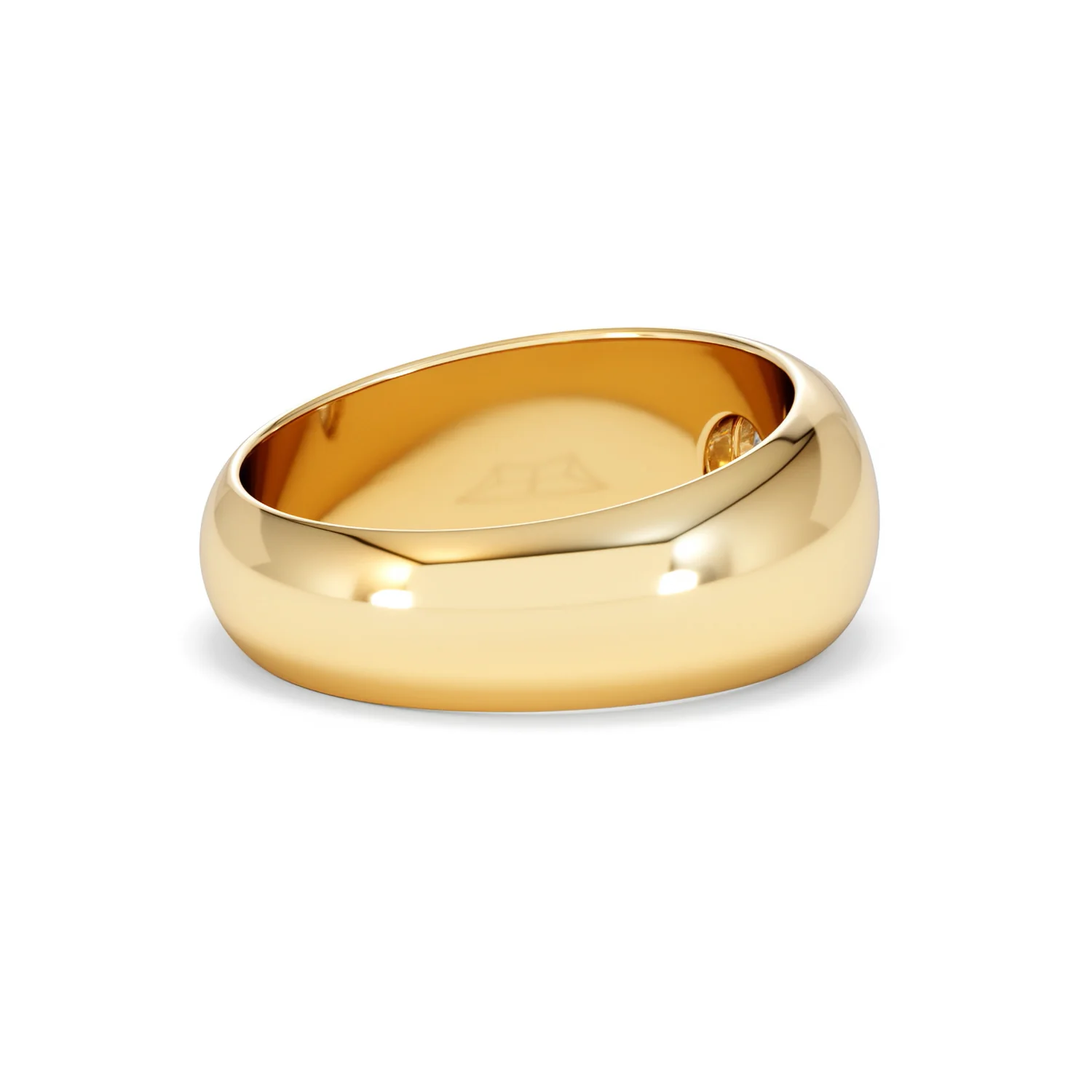 Men's Lab Diamond Signet Ring 0.50ct in18K Gold Vermeil H/SI - Image 38