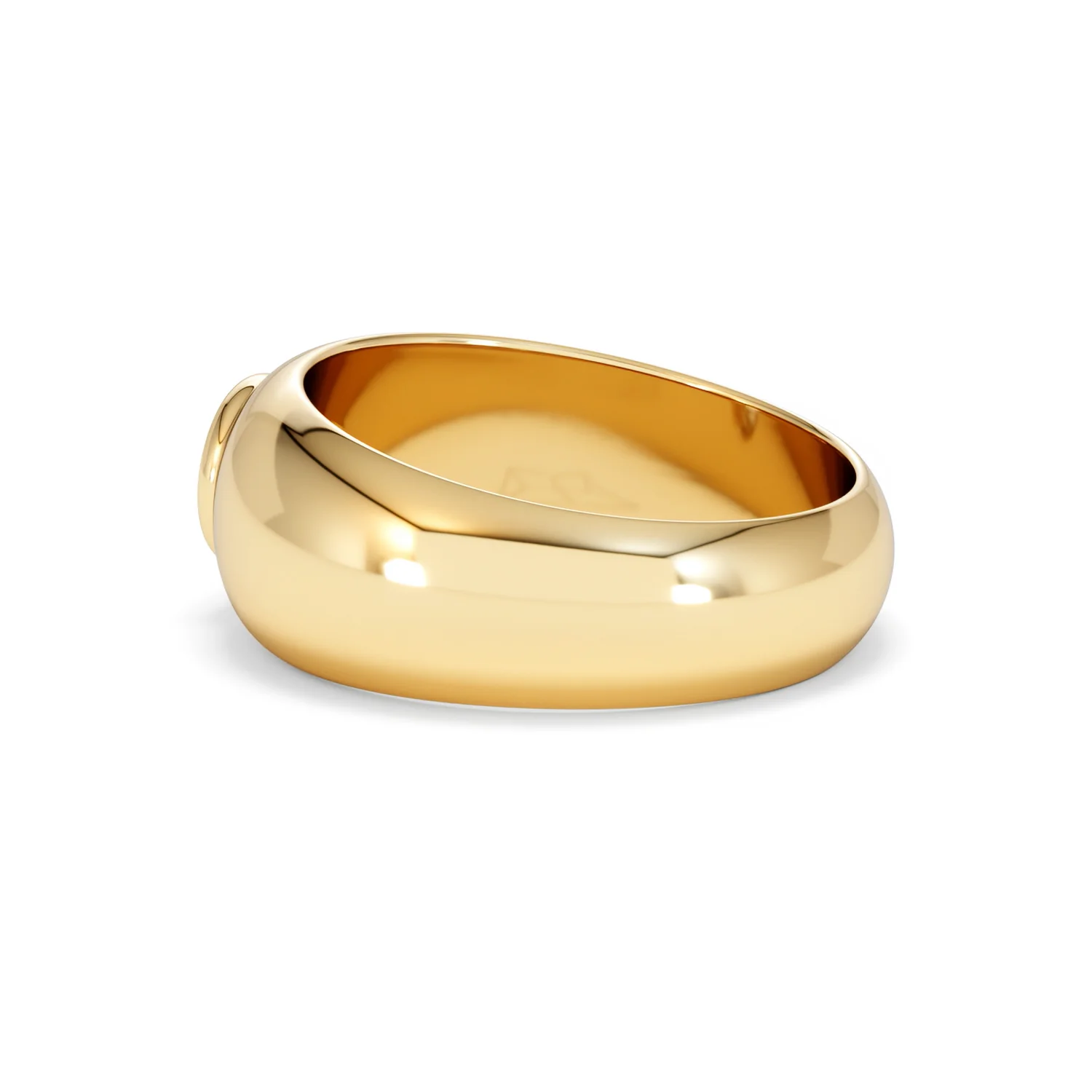 Men's Lab Diamond Signet Ring 0.50ct in18K Gold Vermeil H/SI - Image 65
