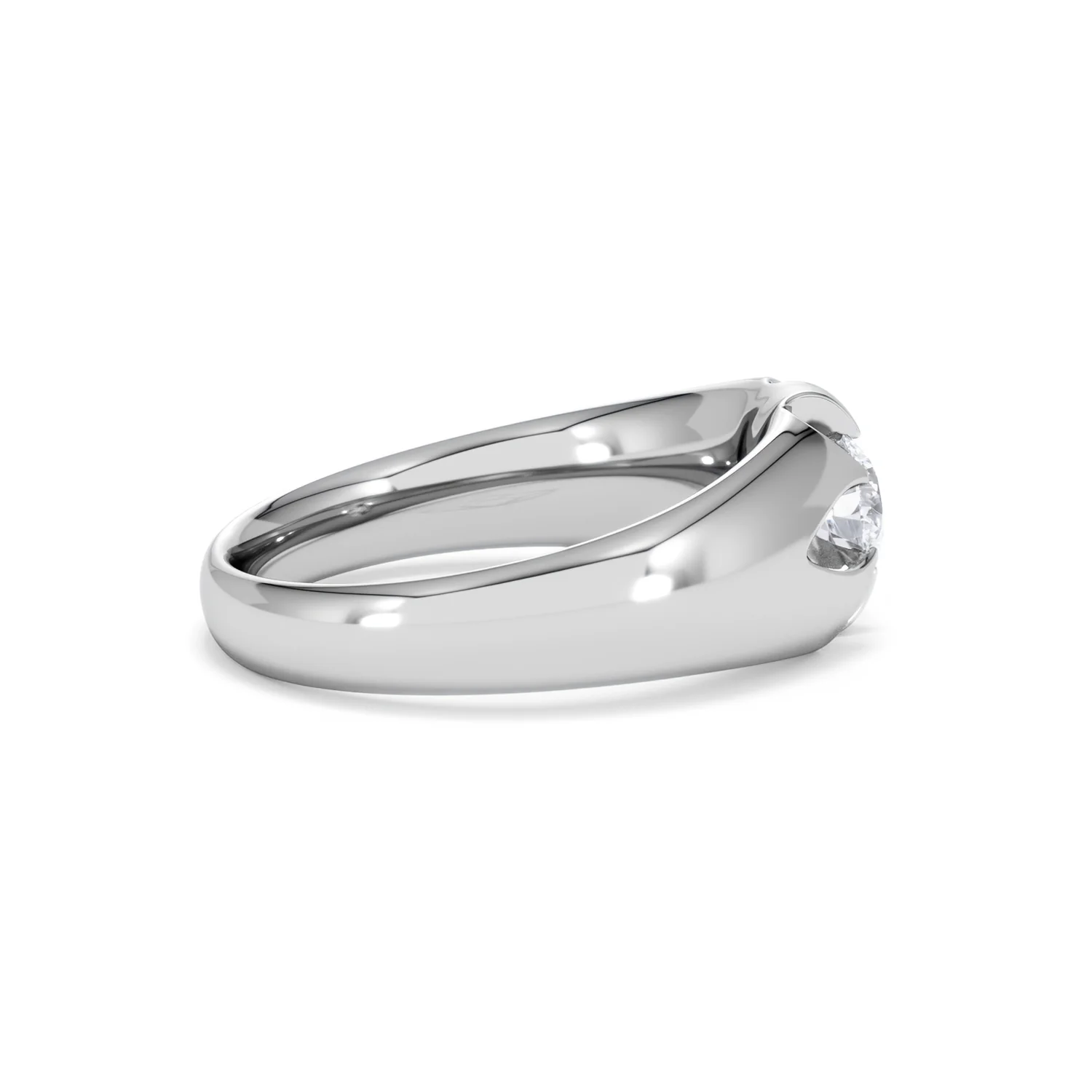 Men's Lab Diamond Signet Ring 0.50ct Round Cut in 925 Silver - Image 29