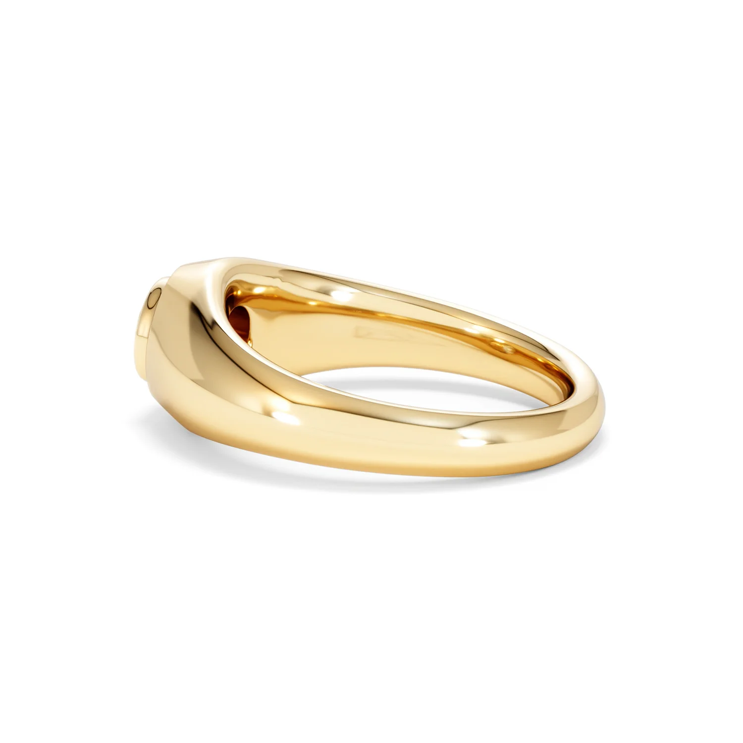 Axis Men's 0.50ct Round Cut Lab Diamond Signet Ring in 18K Gold Vermeil - Image 65