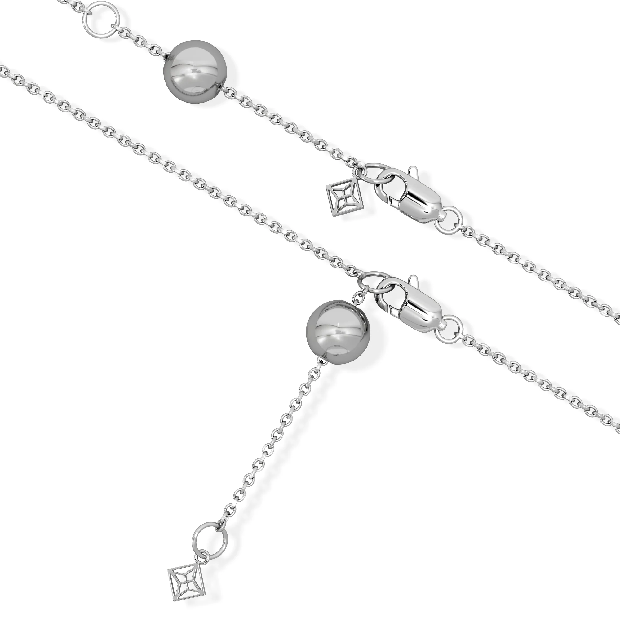 Moments 1.00ct Round Cut Lab Diamond Adjustable Tennis Bracelet in Sterling Silver - Image 7