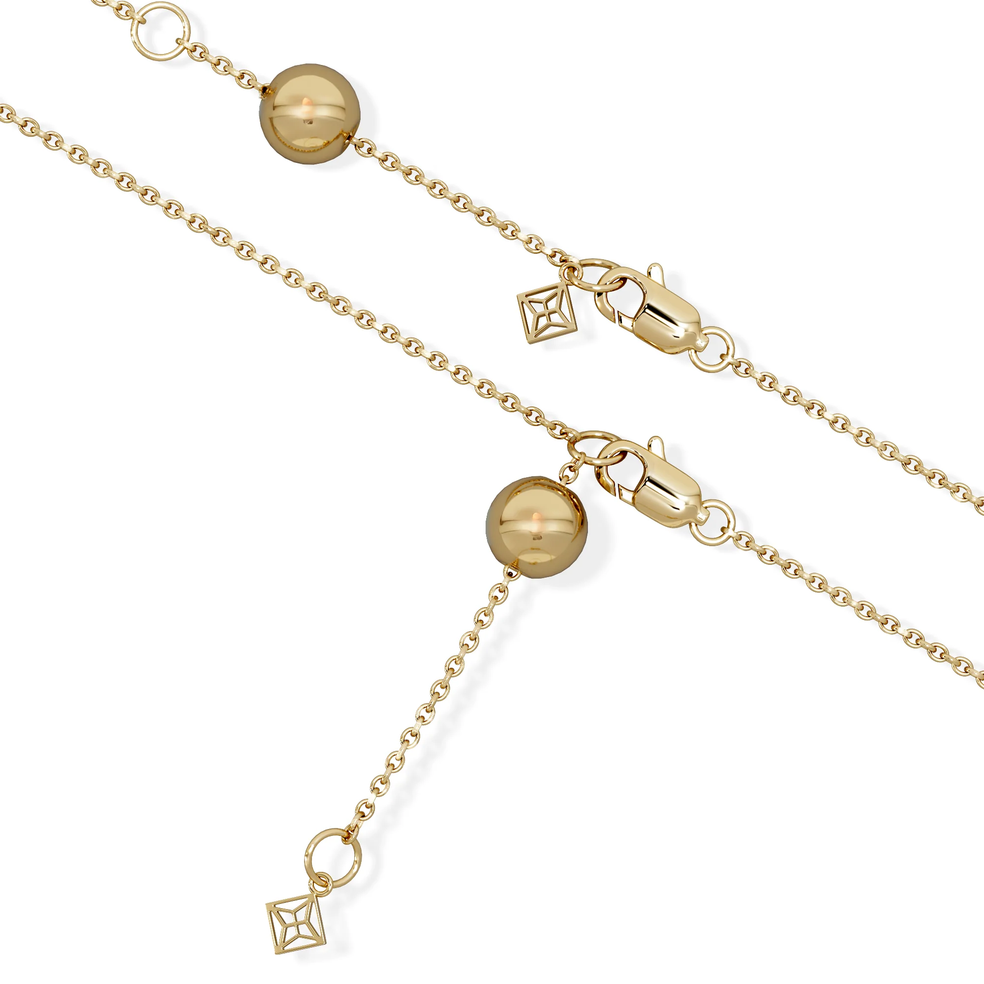 Moments 1.00ct Round Cut Lab Diamond Adjustable Tennis Bracelet in 18K Gold Vermeil - Image 7