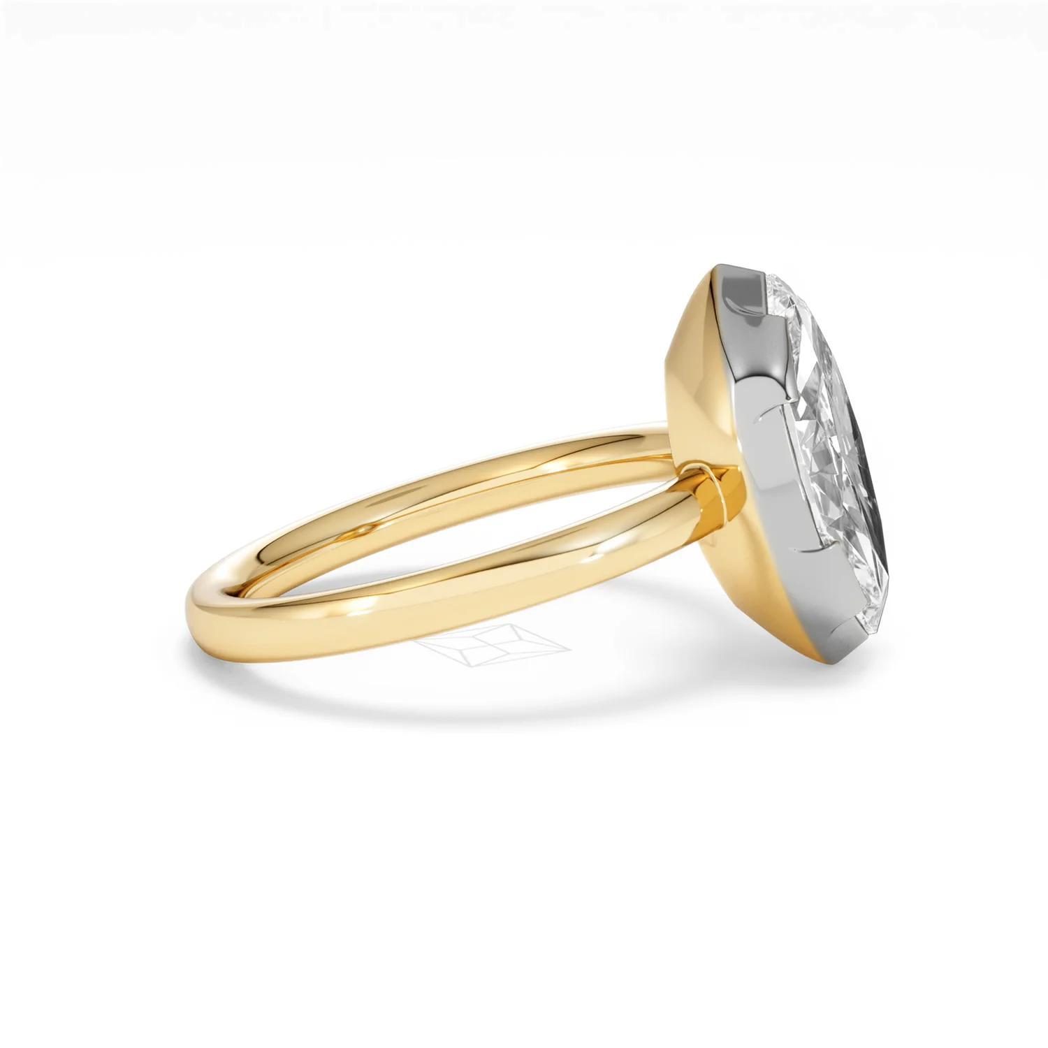 Muse 2.00ct Marquise Cut Lab Grown Solitaire Engagement Ring in 18K Yellow Gold - Image 24