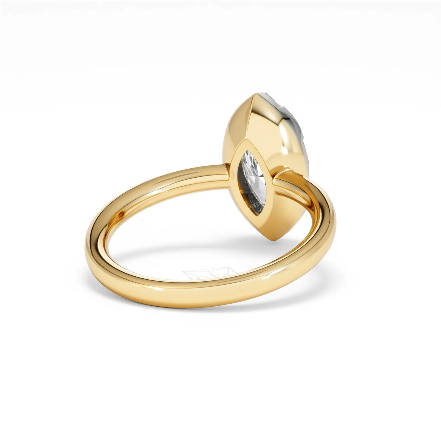 Muse 2.00ct Marquise Cut Lab Grown Solitaire Engagement Ring in 18K Yellow Gold - Image 41