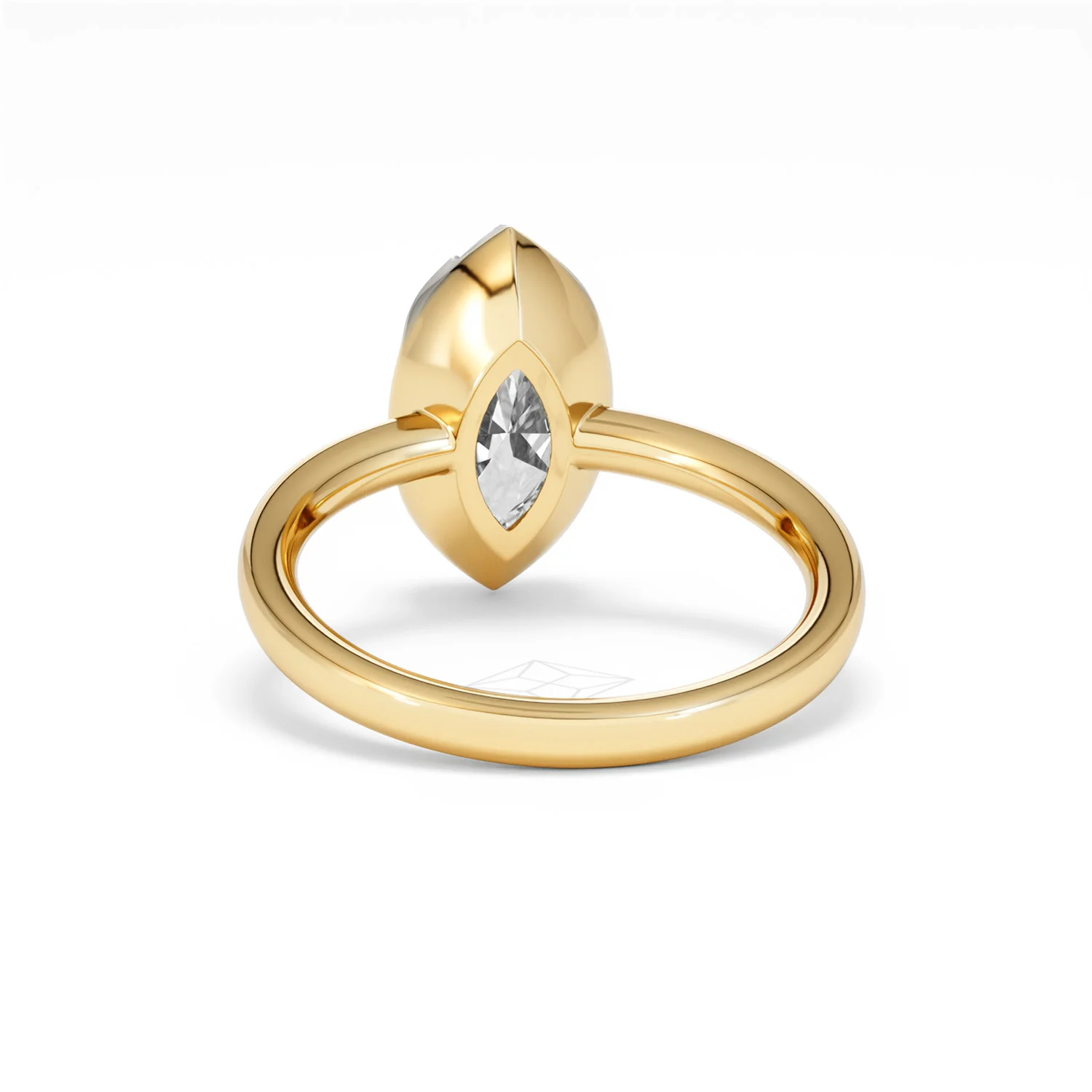 Muse 2.00ct Marquise Cut Lab Grown Solitaire Engagement Ring in 18K Yellow Gold - Image 49