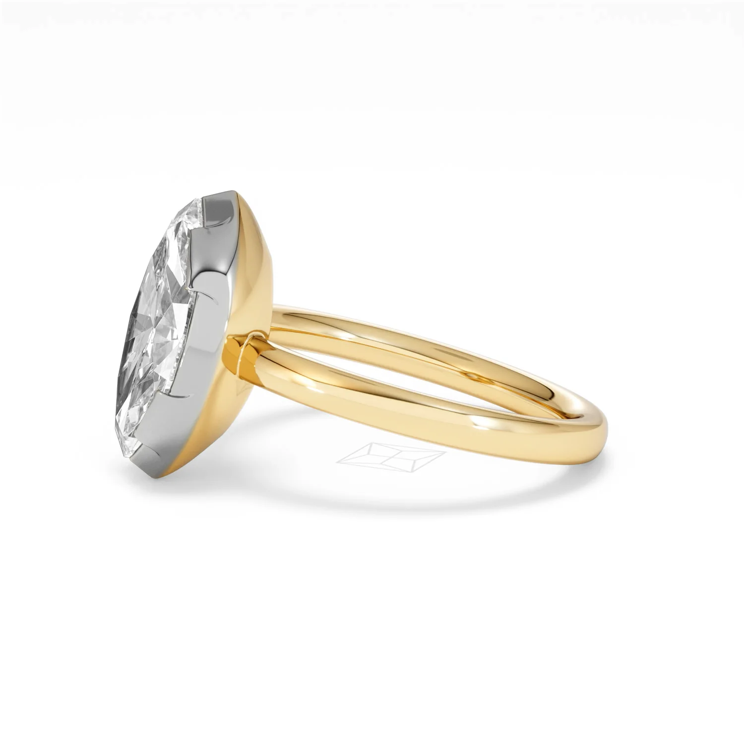 Muse 2.00ct Marquise Cut Lab Grown Solitaire Engagement Ring in 18K Yellow Gold - Image 71