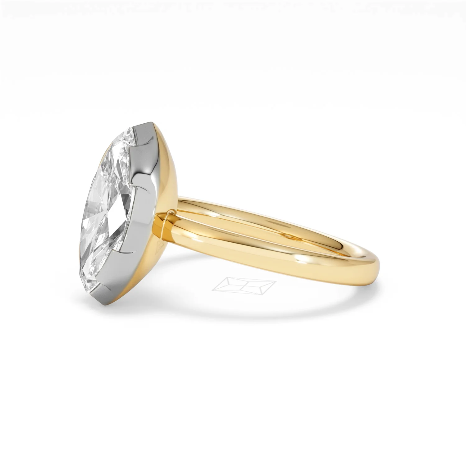 Muse 2.00ct Marquise Cut Lab Grown Solitaire Engagement Ring in 18K Yellow Gold - Image 73
