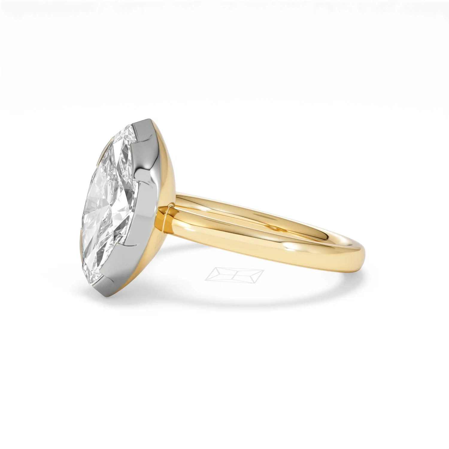 Muse 2.00ct Marquise Cut Lab Grown Solitaire Engagement Ring in 18K Yellow Gold - Image 74