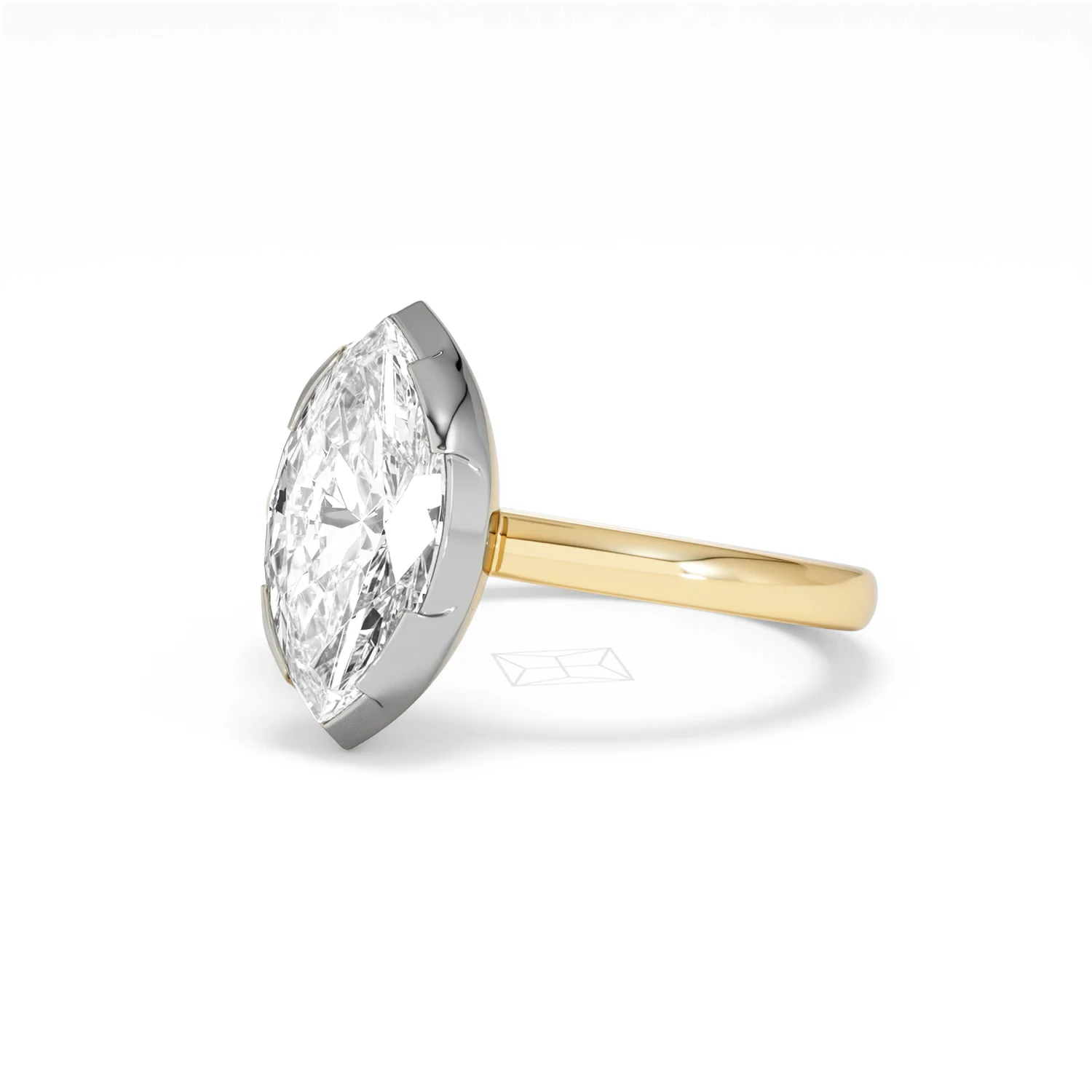 Muse 2.00ct Marquise Cut Lab Grown Solitaire Engagement Ring in 18K Yellow Gold - Image 79