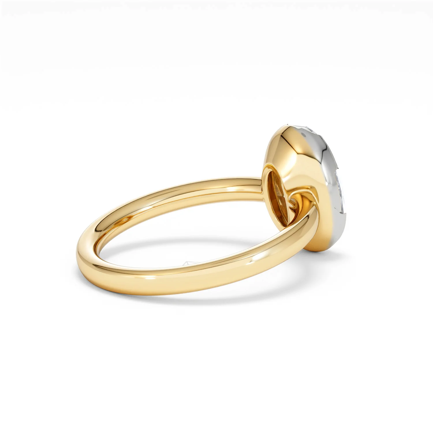 Muse 2.00ct Oval Cut Lab Grown Solitaire Engagement Ring in 18K Yellow Gold - Image 34
