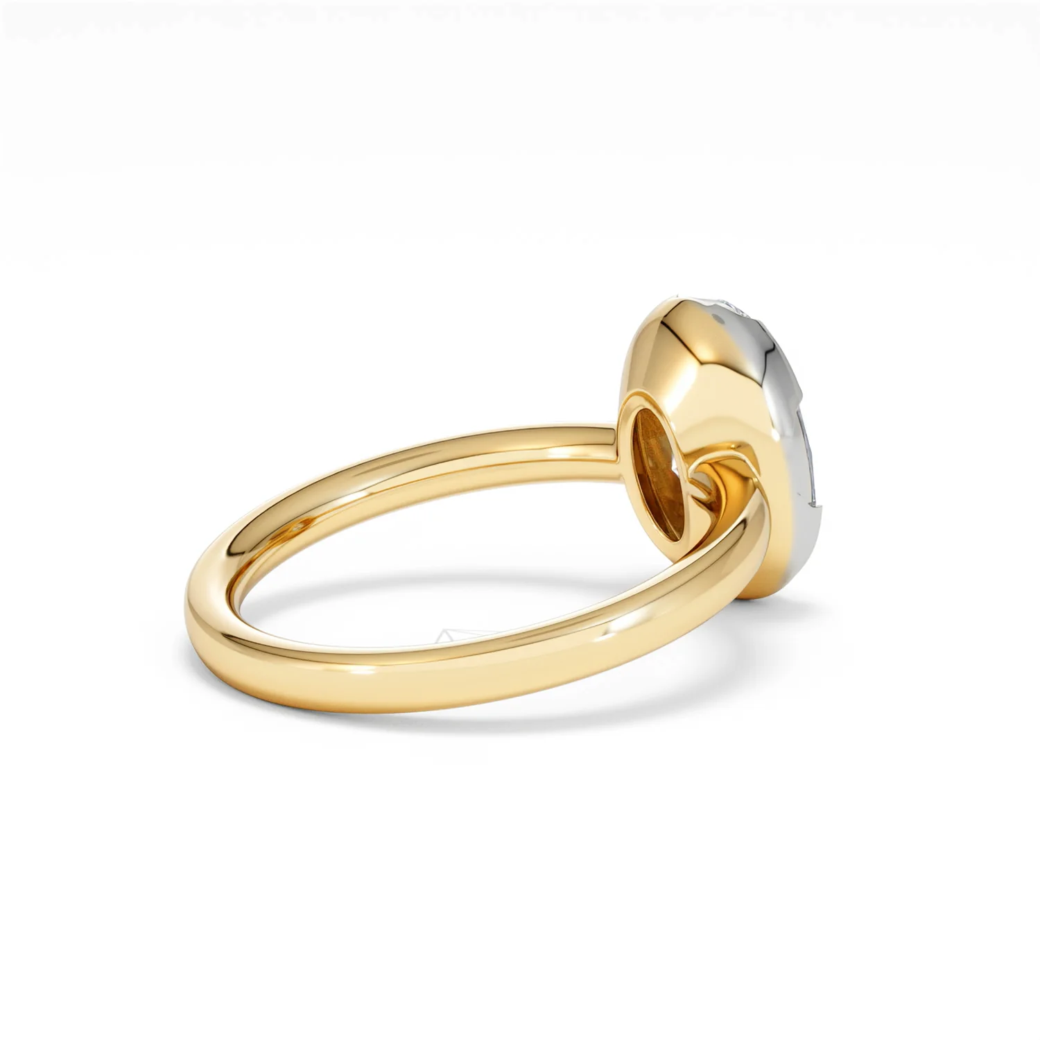 Muse 2.00ct Oval Cut Lab Grown Solitaire Engagement Ring in 18K Yellow Gold - Image 35