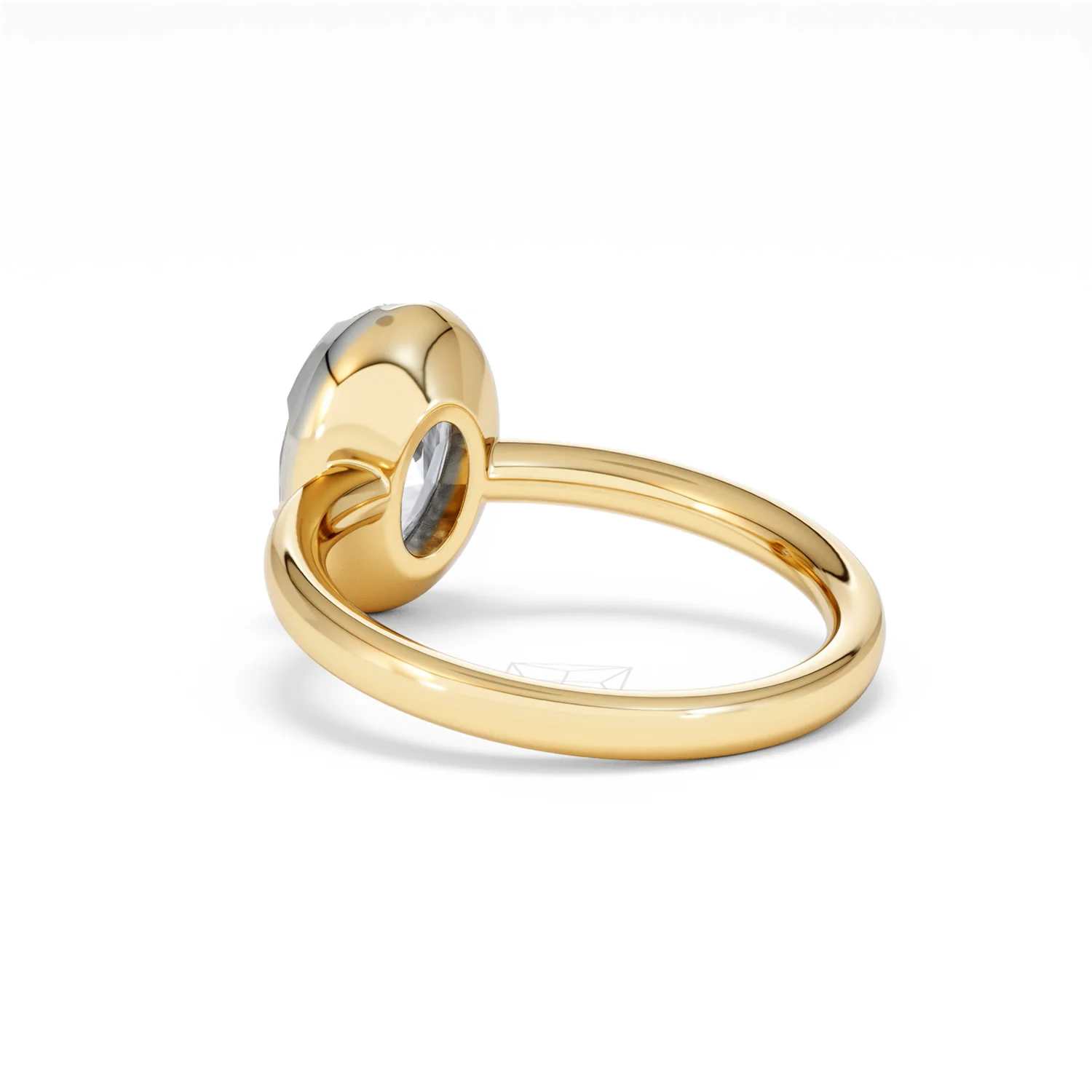 Muse 2.00ct Oval Cut Lab Grown Solitaire Engagement Ring in 18K Yellow Gold - Image 55