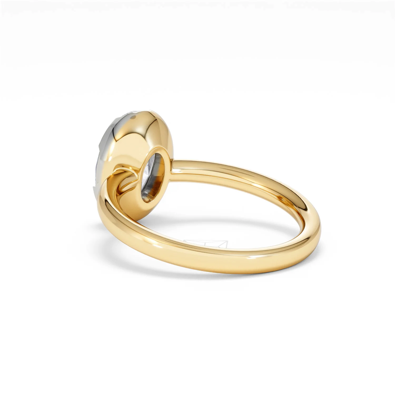 Muse 2.00ct Oval Cut Lab Grown Solitaire Engagement Ring in 18K Yellow Gold - Image 56