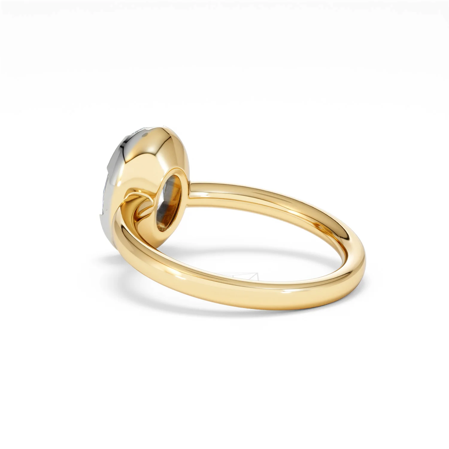 Muse 2.00ct Oval Cut Lab Grown Solitaire Engagement Ring in 18K Yellow Gold - Image 57
