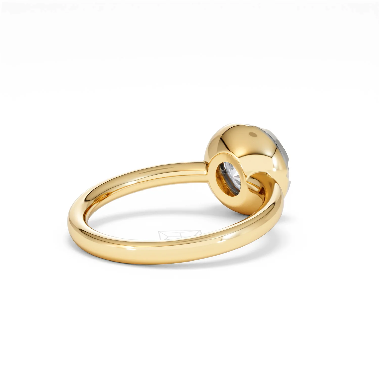 Muse 2.00ct Round Cut Lab Grown Solitaire Engagement Ring in 18K Yellow Gold - Image 38