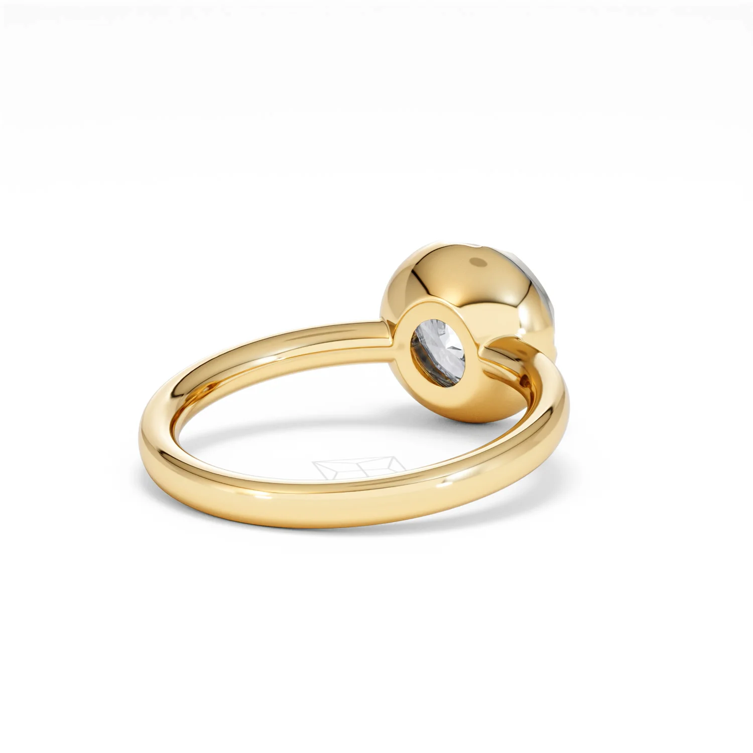 Muse 2.00ct Round Cut Lab Grown Solitaire Engagement Ring in 18K Yellow Gold - Image 40
