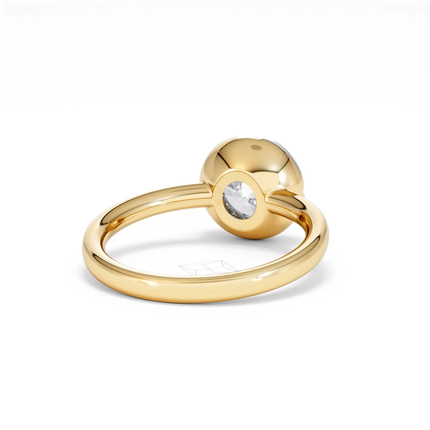 Muse 2.00ct Round Cut Lab Grown Solitaire Engagement Ring in 18K Yellow Gold - Image 42