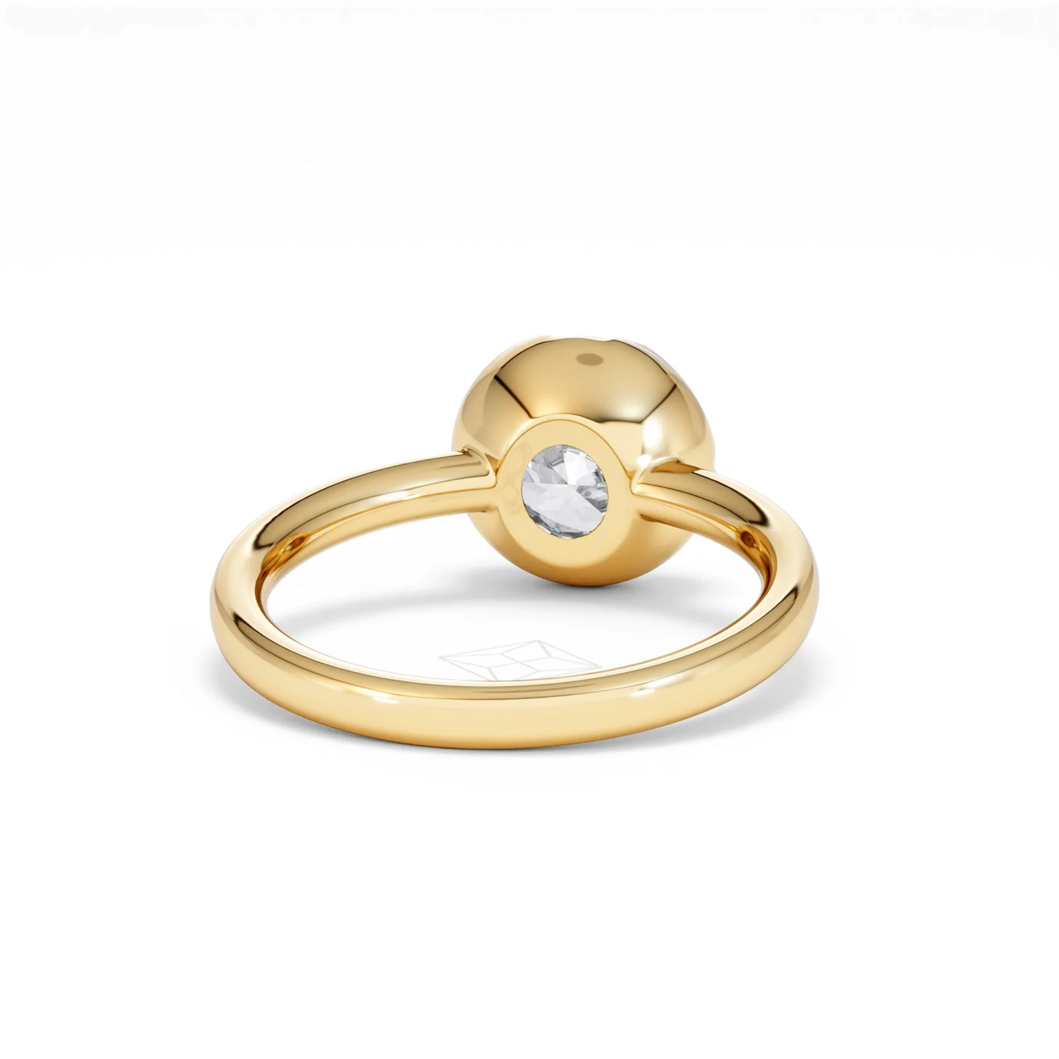 Muse 2.00ct Round Cut Lab Grown Solitaire Engagement Ring in 18K Yellow Gold - Image 44