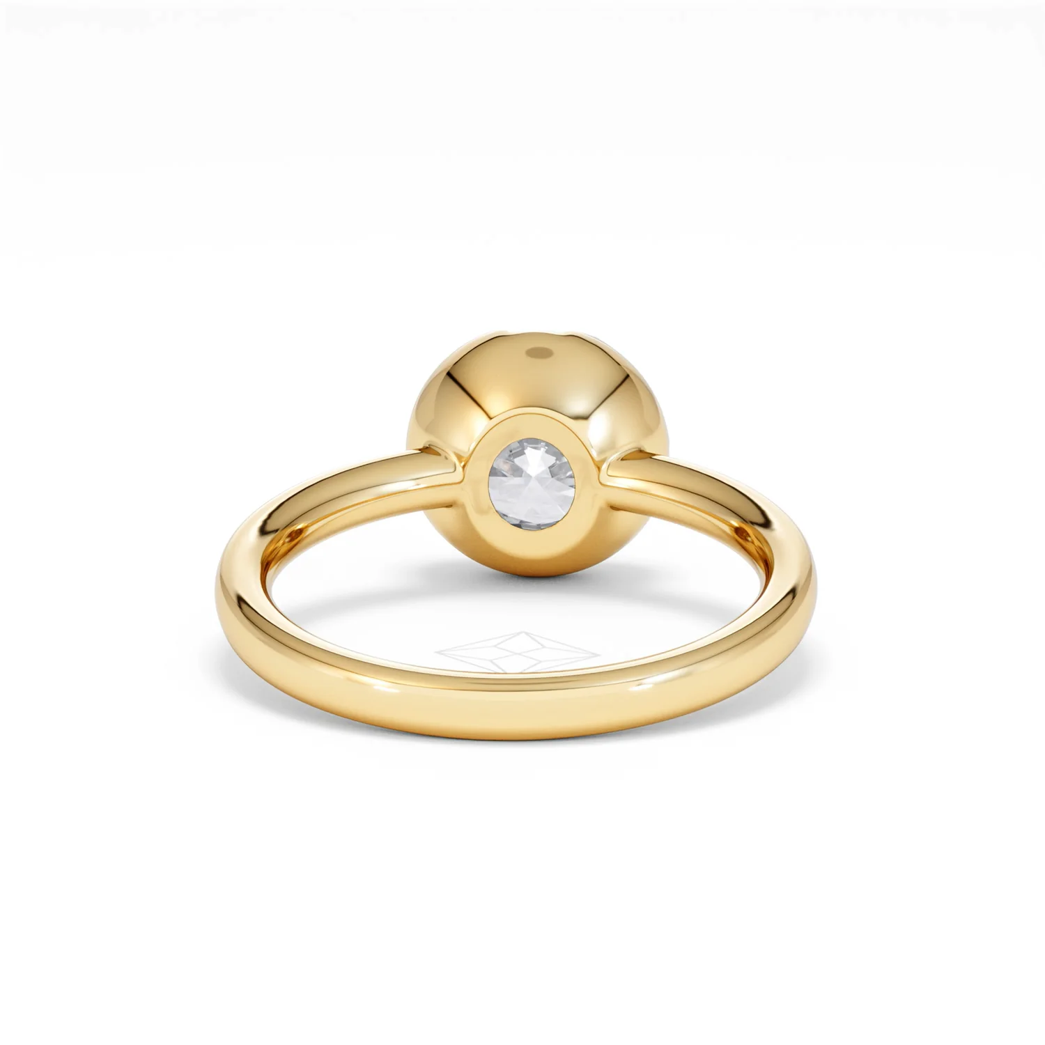 Muse 2.00ct Round Cut Lab Grown Solitaire Engagement Ring in 18K Yellow Gold - Image 46