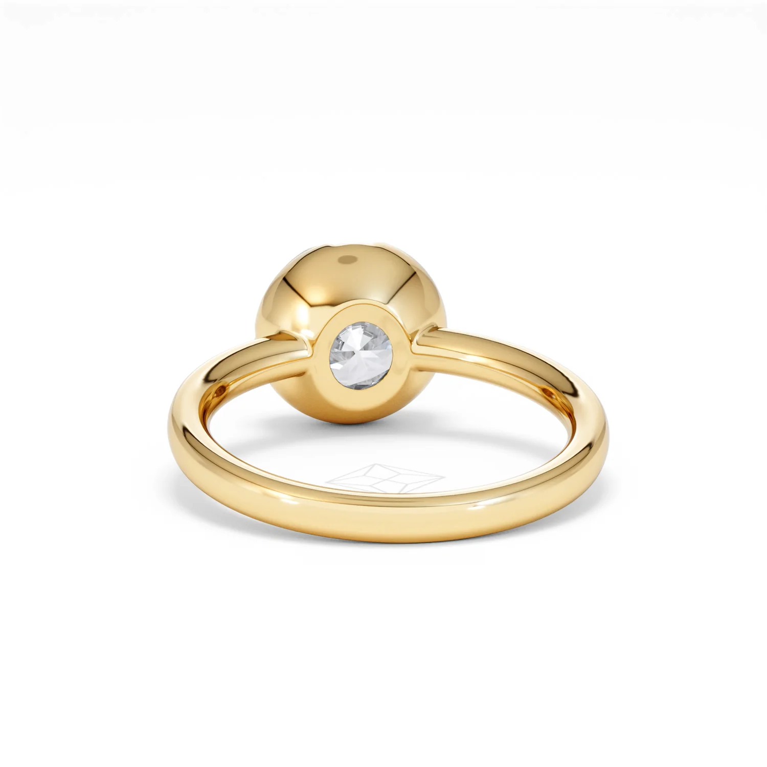 Muse 2.00ct Round Cut Lab Grown Solitaire Engagement Ring in 18K Yellow Gold - Image 49