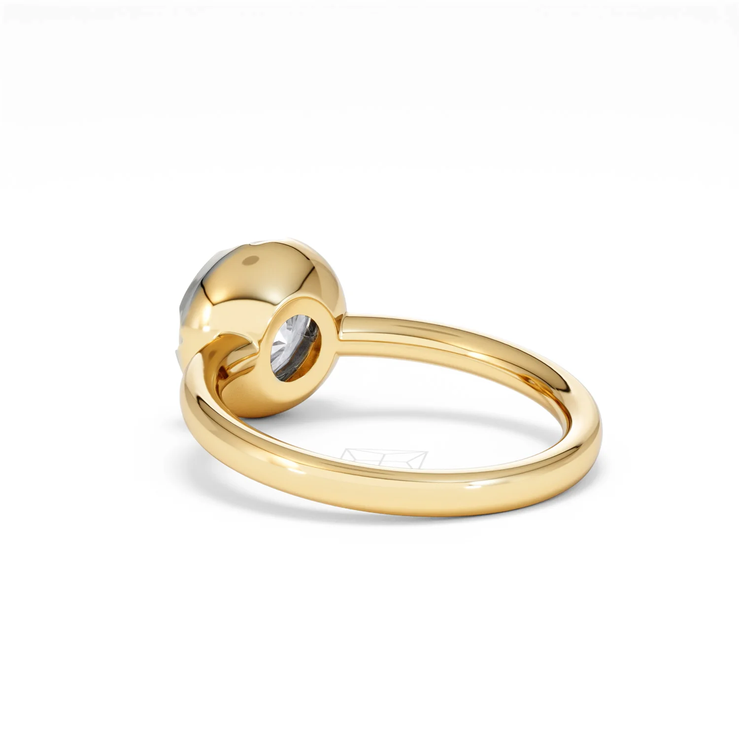Muse 2.00ct Round Cut Lab Grown Solitaire Engagement Ring in 18K Yellow Gold - Image 55