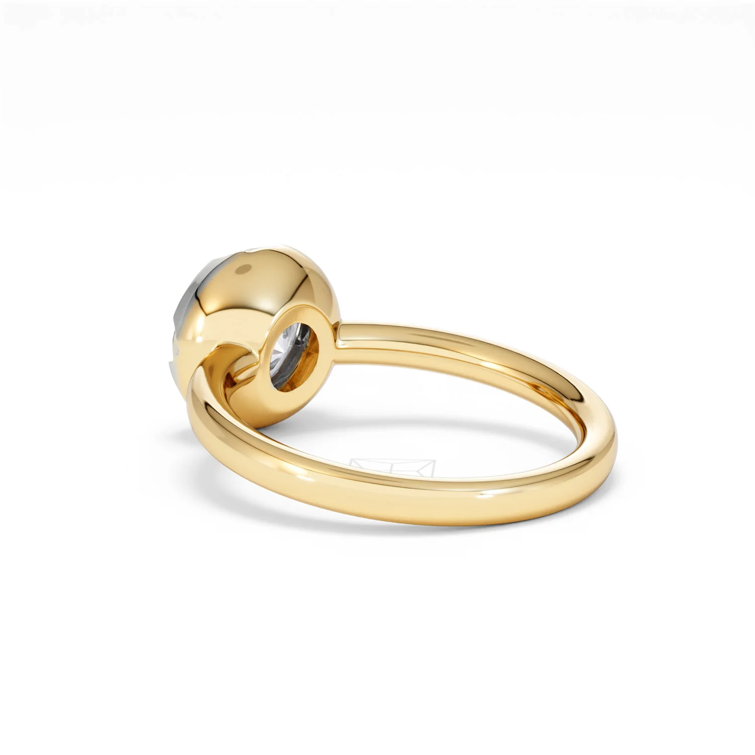 Muse 2.00ct Round Cut Lab Grown Solitaire Engagement Ring in 18K Yellow Gold - Image 56