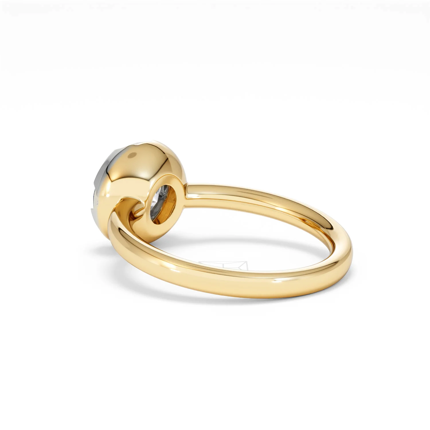Muse 2.00ct Round Cut Lab Grown Solitaire Engagement Ring in 18K Yellow Gold - Image 57