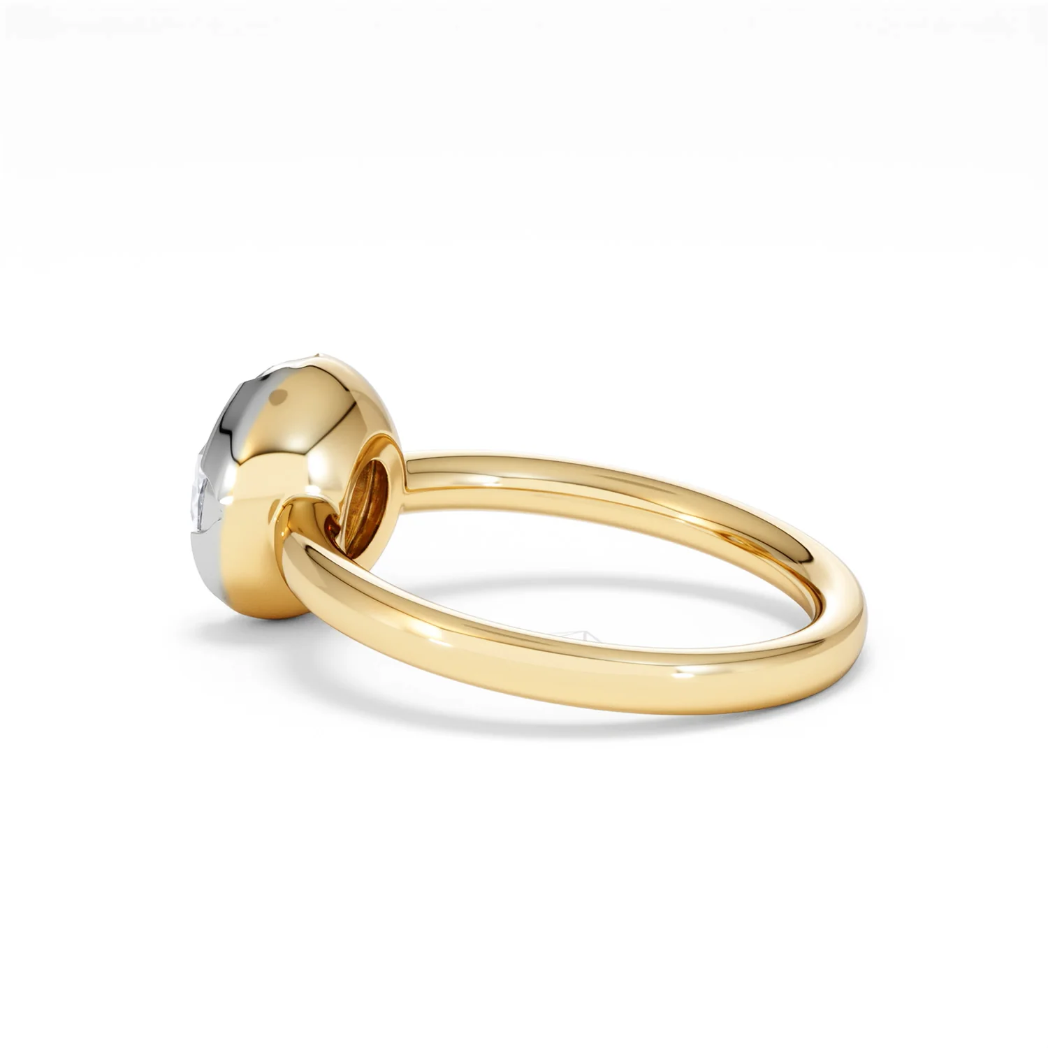 Muse 2.00ct Round Cut Lab Grown Solitaire Engagement Ring in 18K Yellow Gold - Image 61