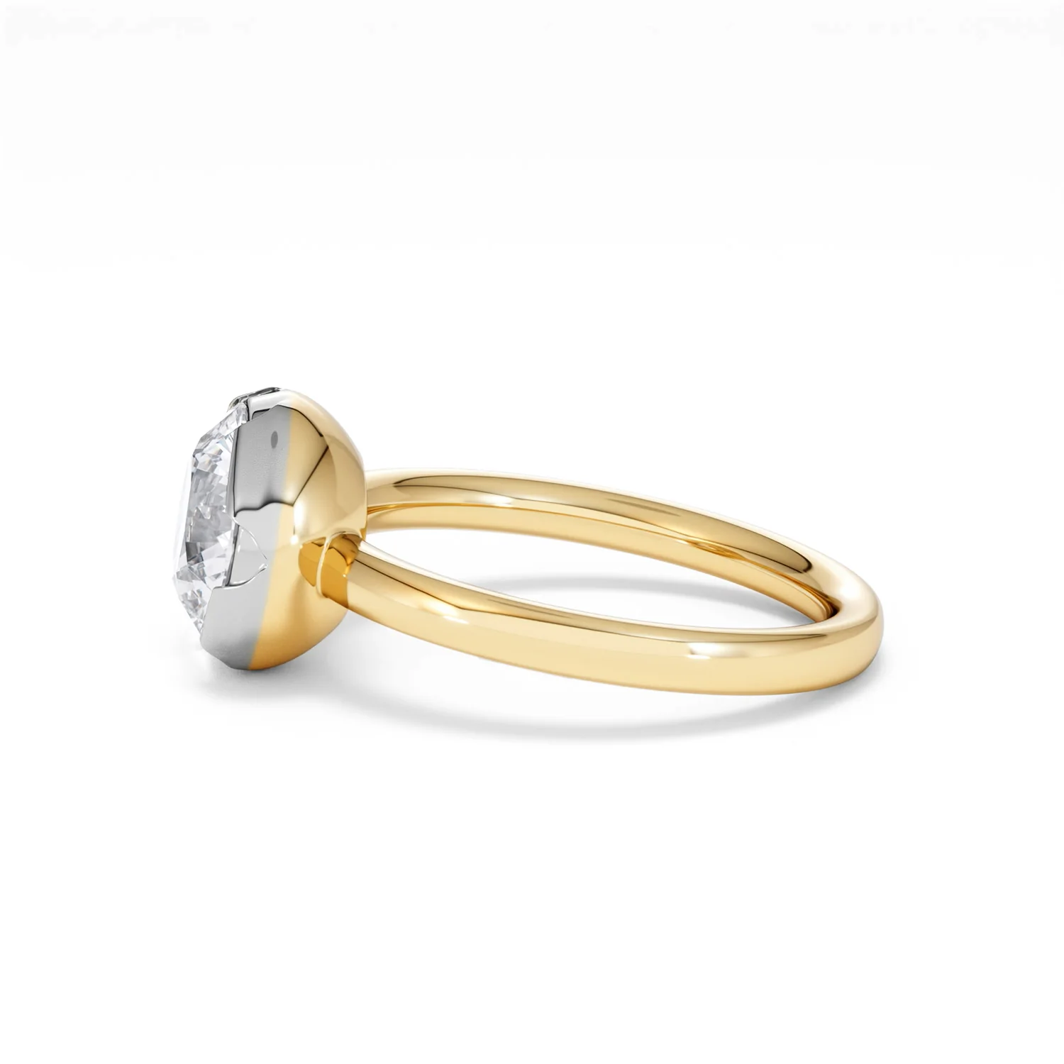 Muse 2.00ct Round Cut Lab Grown Solitaire Engagement Ring in 18K Yellow Gold - Image 68