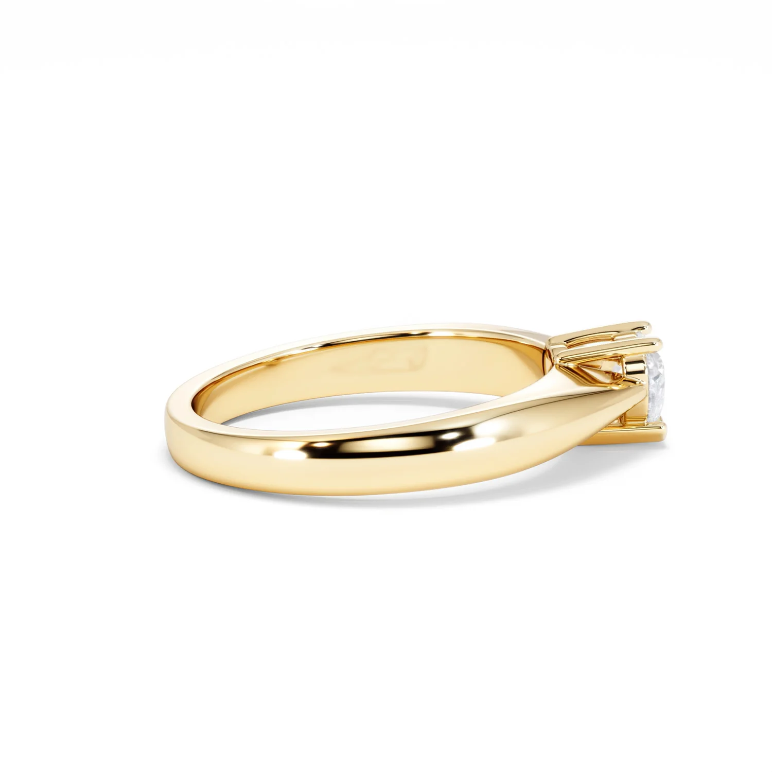 Naomi Heart Cut Lab Diamond Engagement Ring 0.33ct H/SI in 18k Gold Vermeil - Image 31