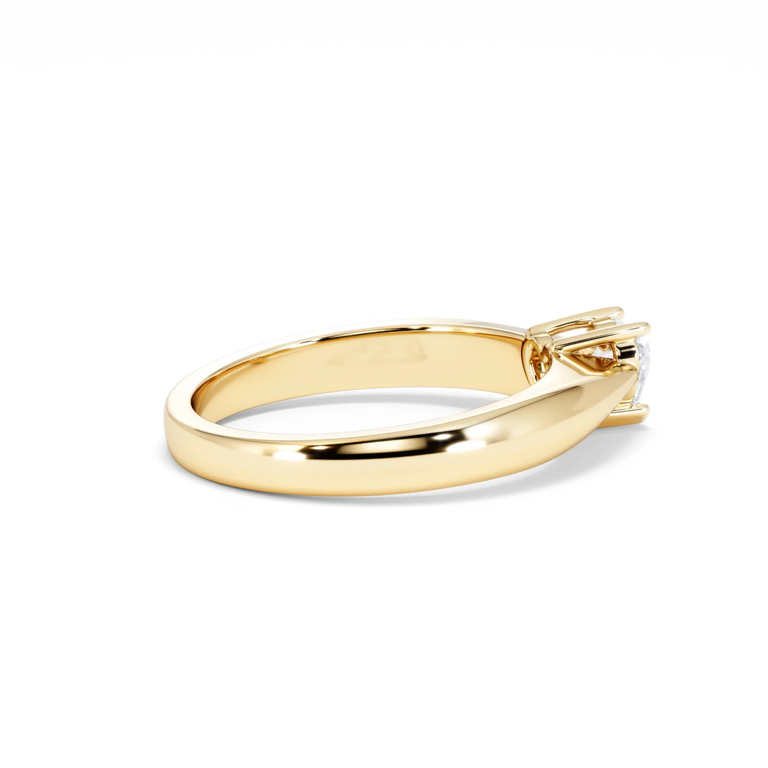 Naomi Heart Cut Lab Diamond Engagement Ring 0.33ct H/SI in 18k Gold Vermeil - Image 34